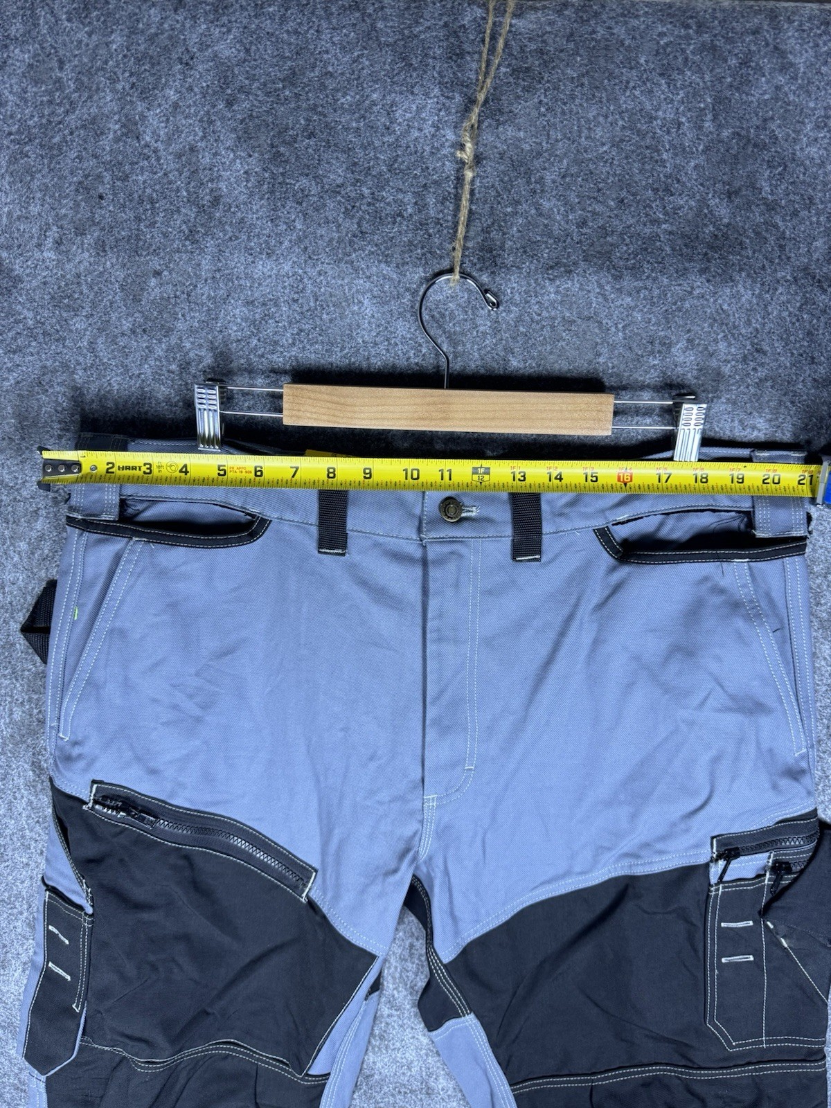 Blaklader Men Cotton Durable Work Pants with Cordura Reinforced Pockets 42×30
