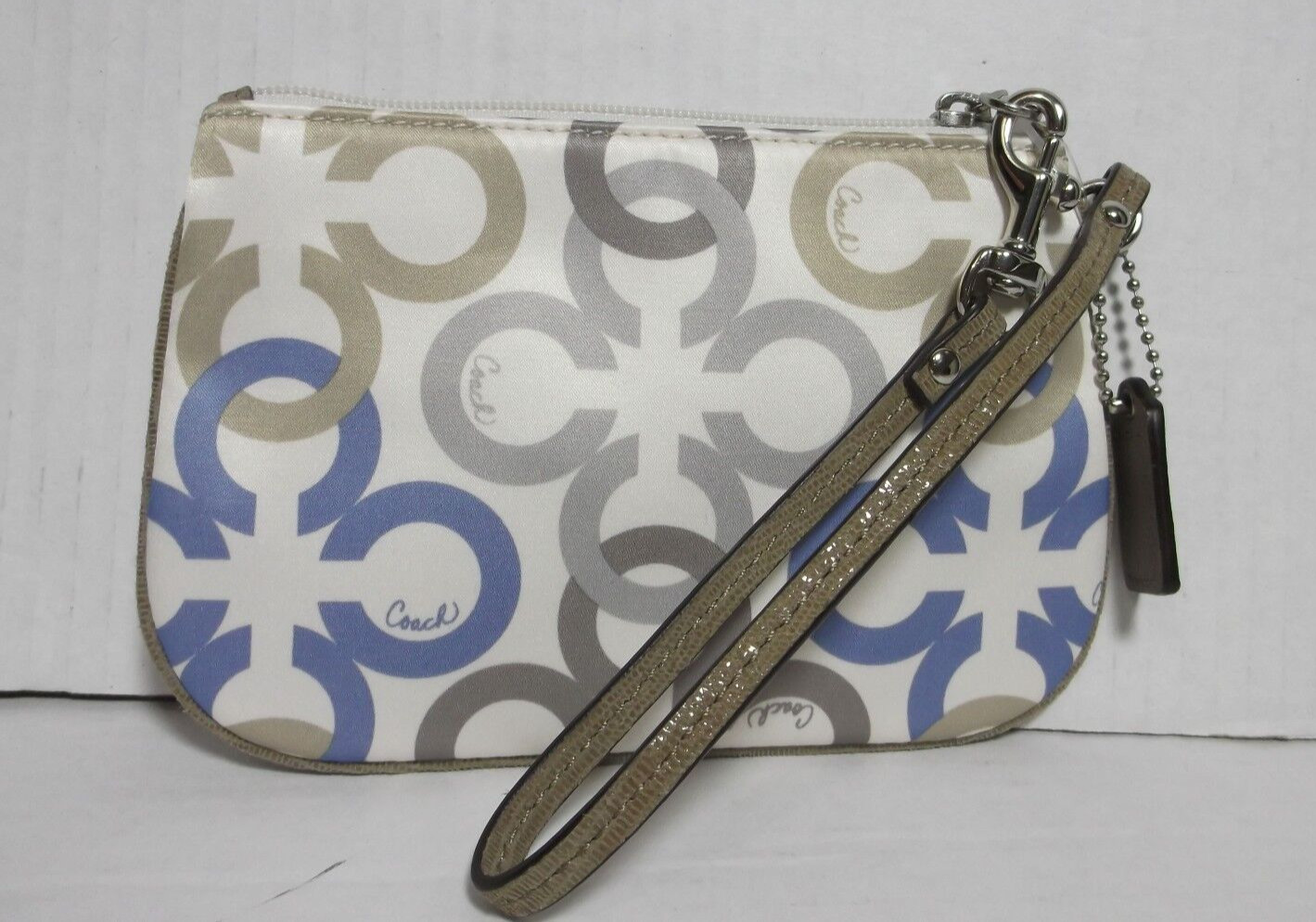 COACH F48898 MULTI COLOR CLOVER PRINT SMALL WRISTLET NEW NWT