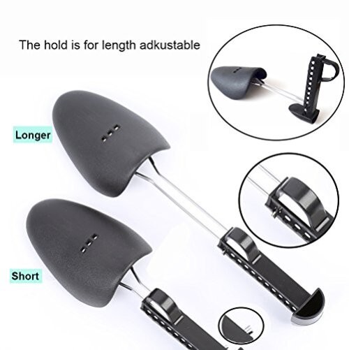 5 Pairs Adjustable Length Men Shoe Tree Shoe Stretcher Boot Holder