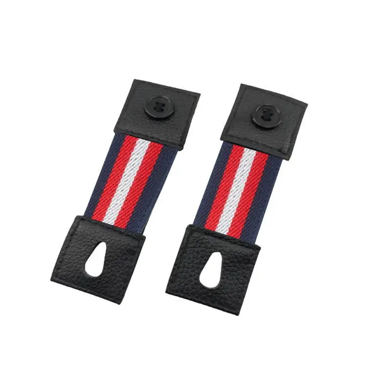 2Pcs Women Men Shirt Cuff Holders Elastic Armband Shirt Sleeve Holder Cufflinks