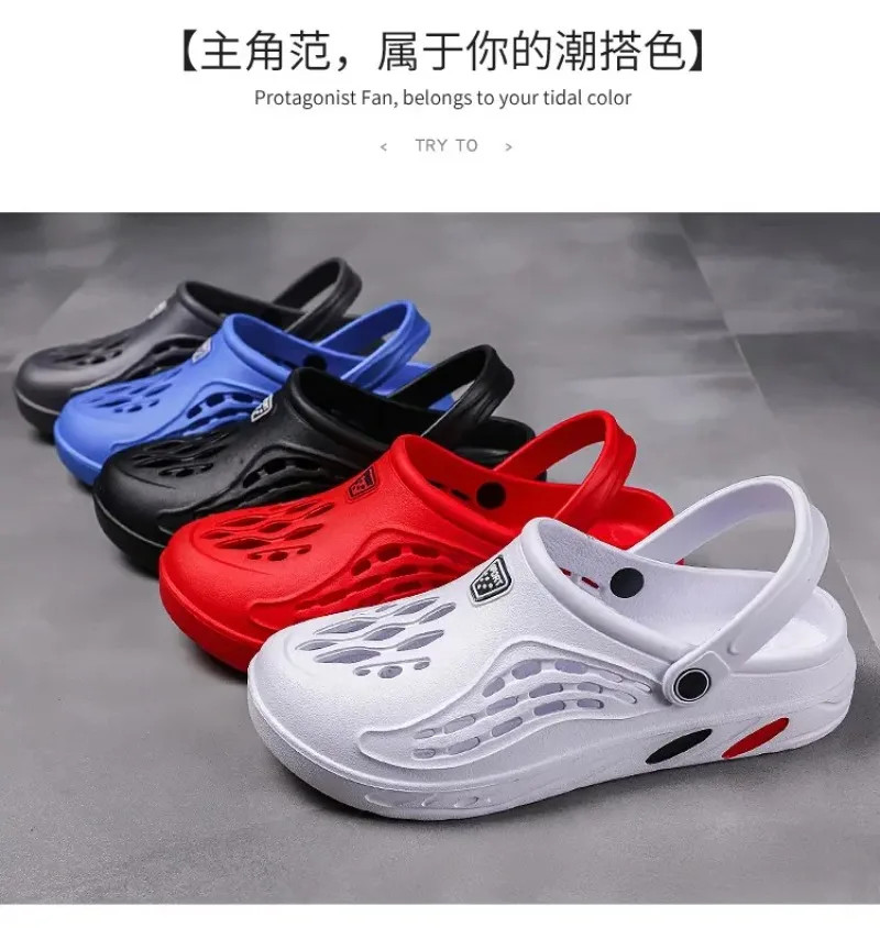 Men’s EVA Garden Clogs Beach Slides Platform Sandals Indoor Slippers