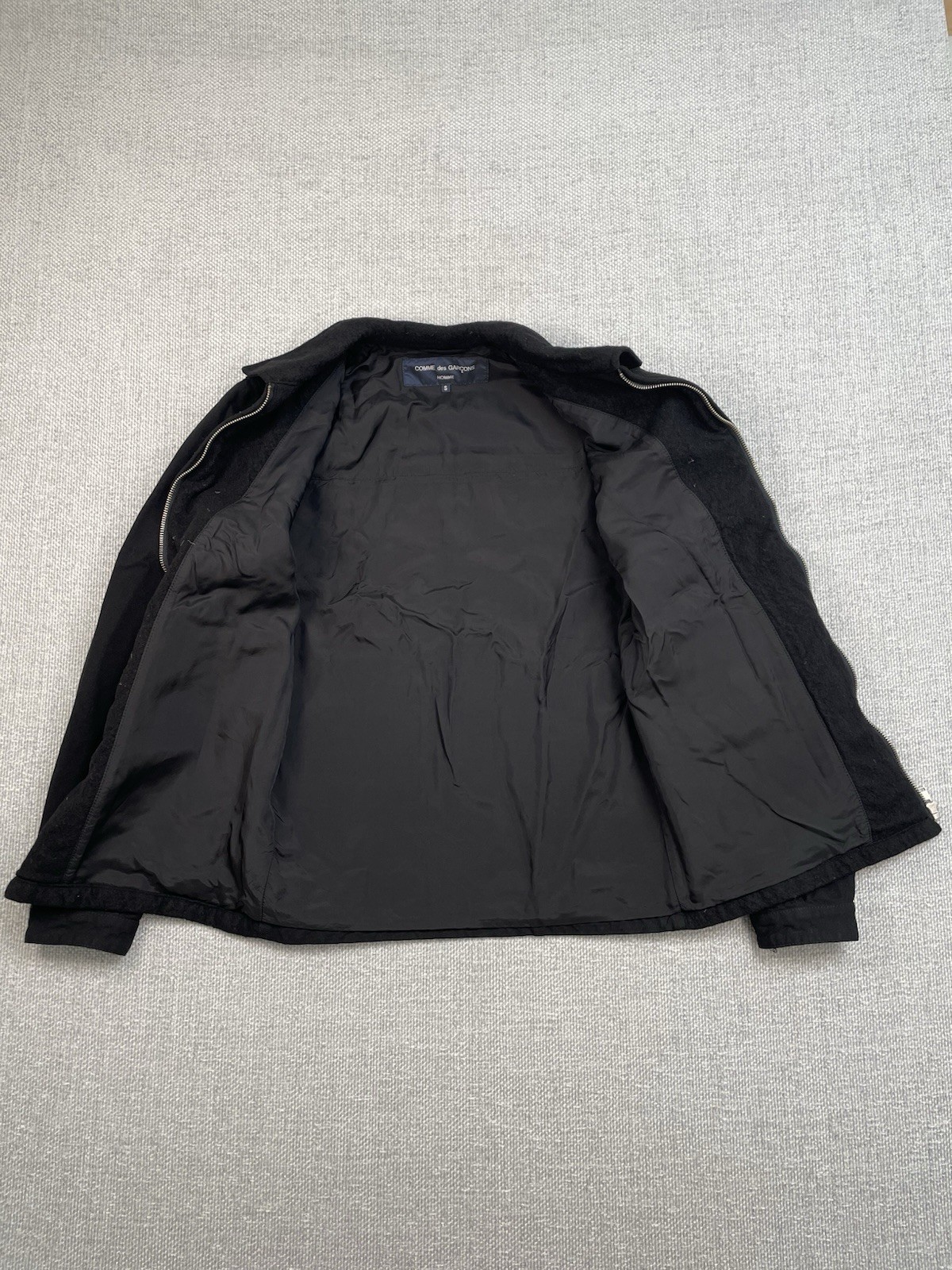 CDG Comme Des Garçons Homme Men’s Jacket Size Small Black Fleece Wool