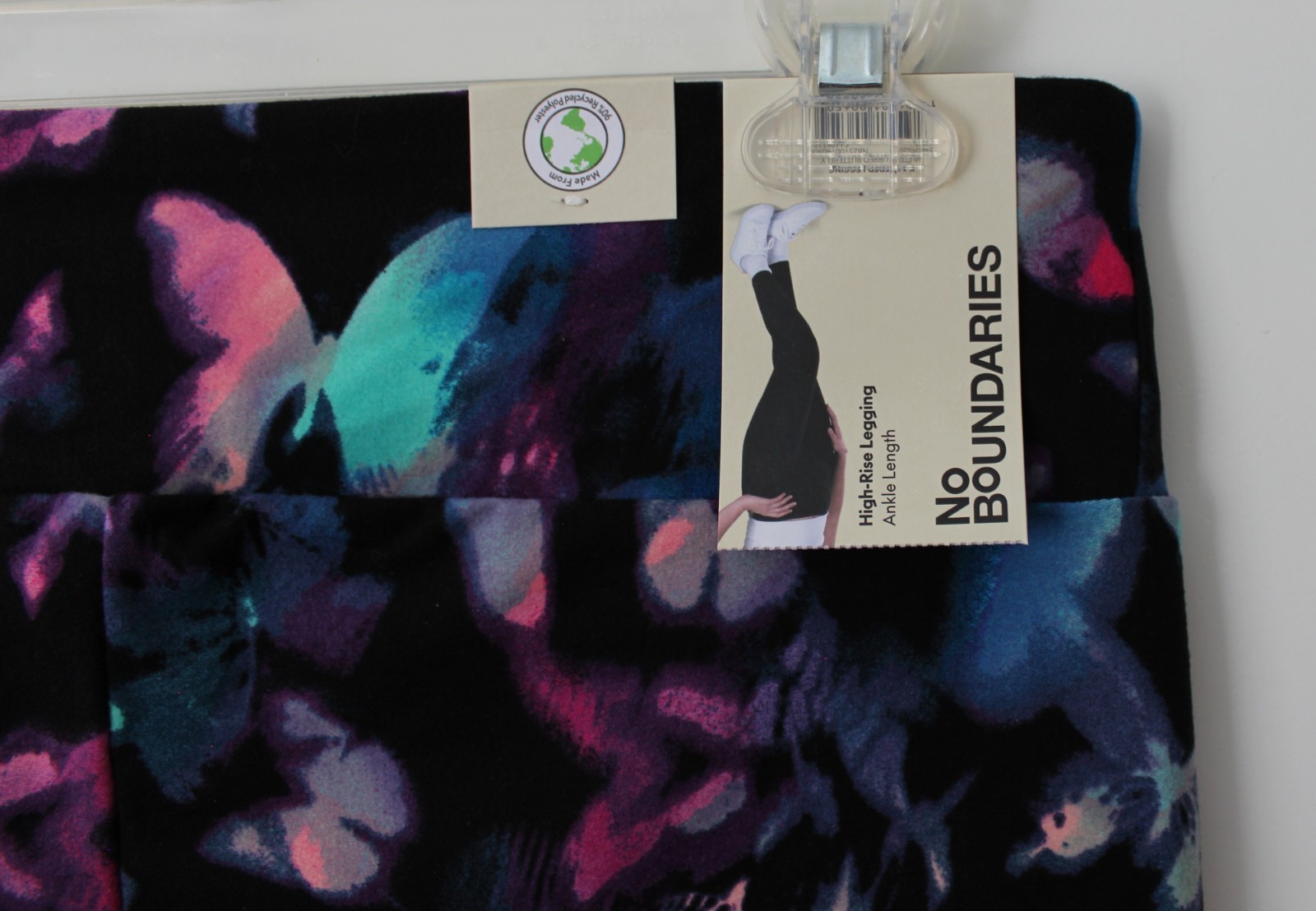 No Boundaries Faux Sueded Ankle Leggings Butterfly Multisize NWT