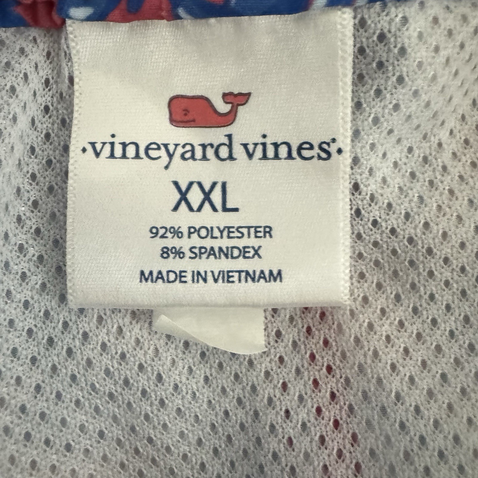Vineyard Vines Men’s Swim Trunks Shorts Size XXL Pink Seahorse Print Drawstring