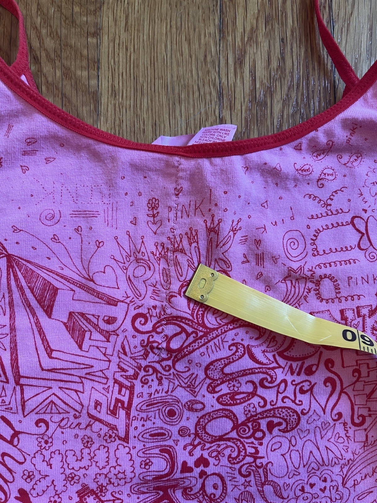 vintage y2k victoria secret pink Graphic Tank Small Read