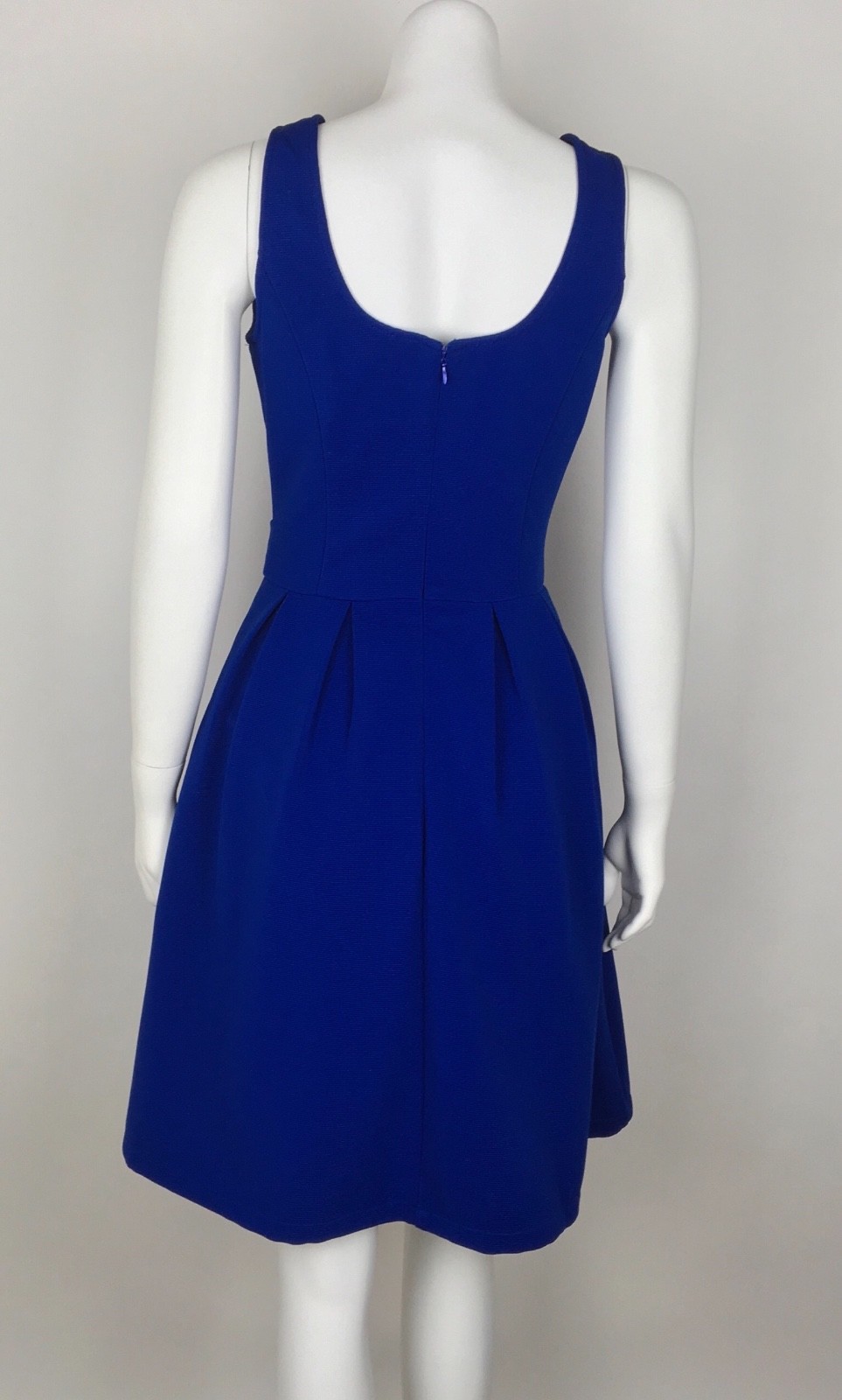 Pim + Larkin Women Dress Pleated Bow Royal Blue Any Occasion Pockets Sleeveless