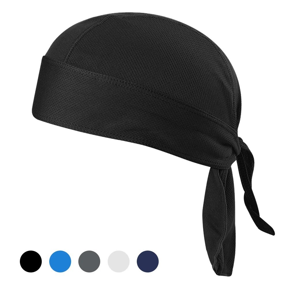 Sweat Wicking Dew Rags Skull Cap Helmet Liner Breathable Head Wrap Beanie Hat