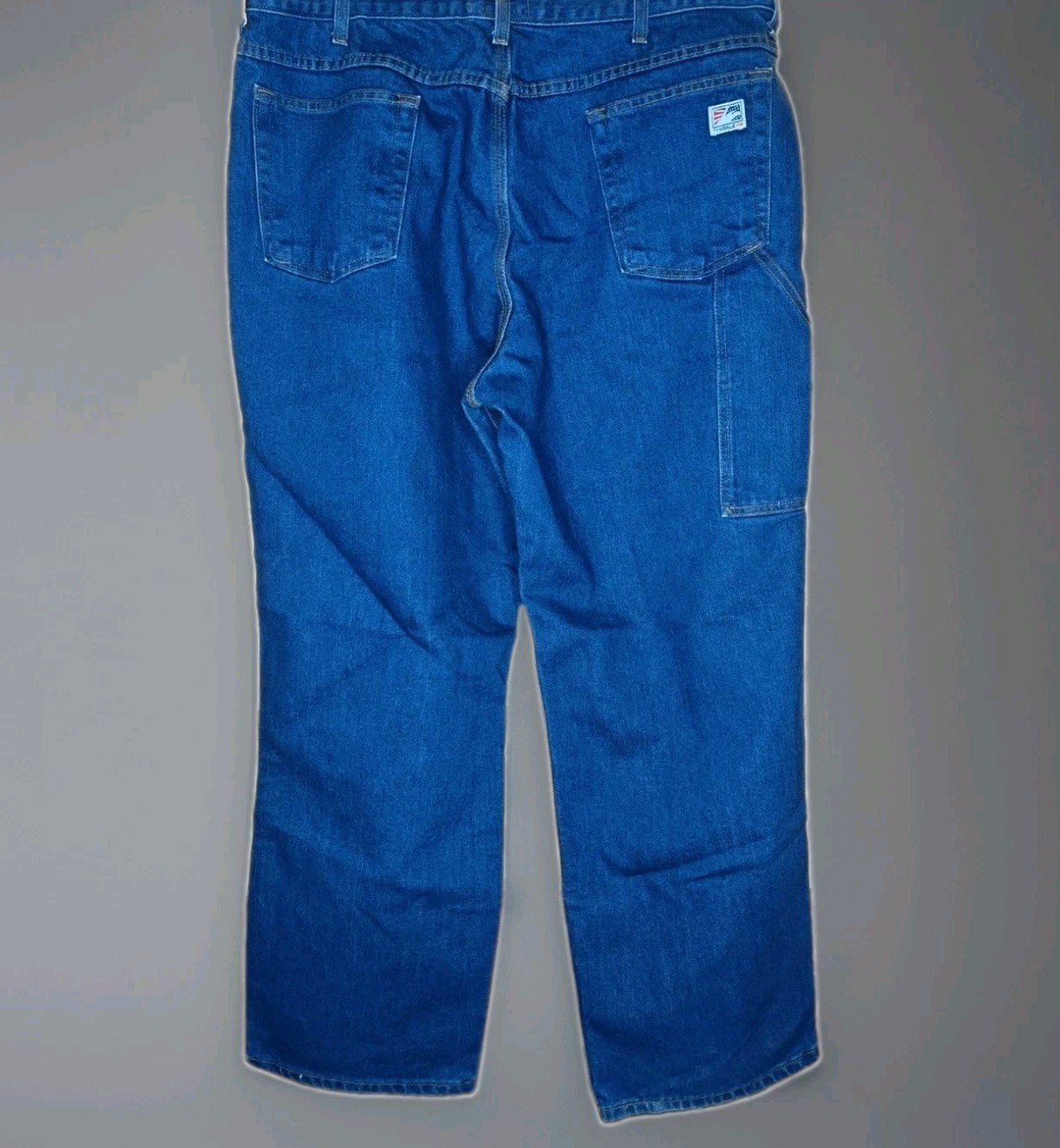 Tyndale FRMC F290T Mens Flame Resistant Jeans 38×31 Blue Work Denim Pants CAT 2