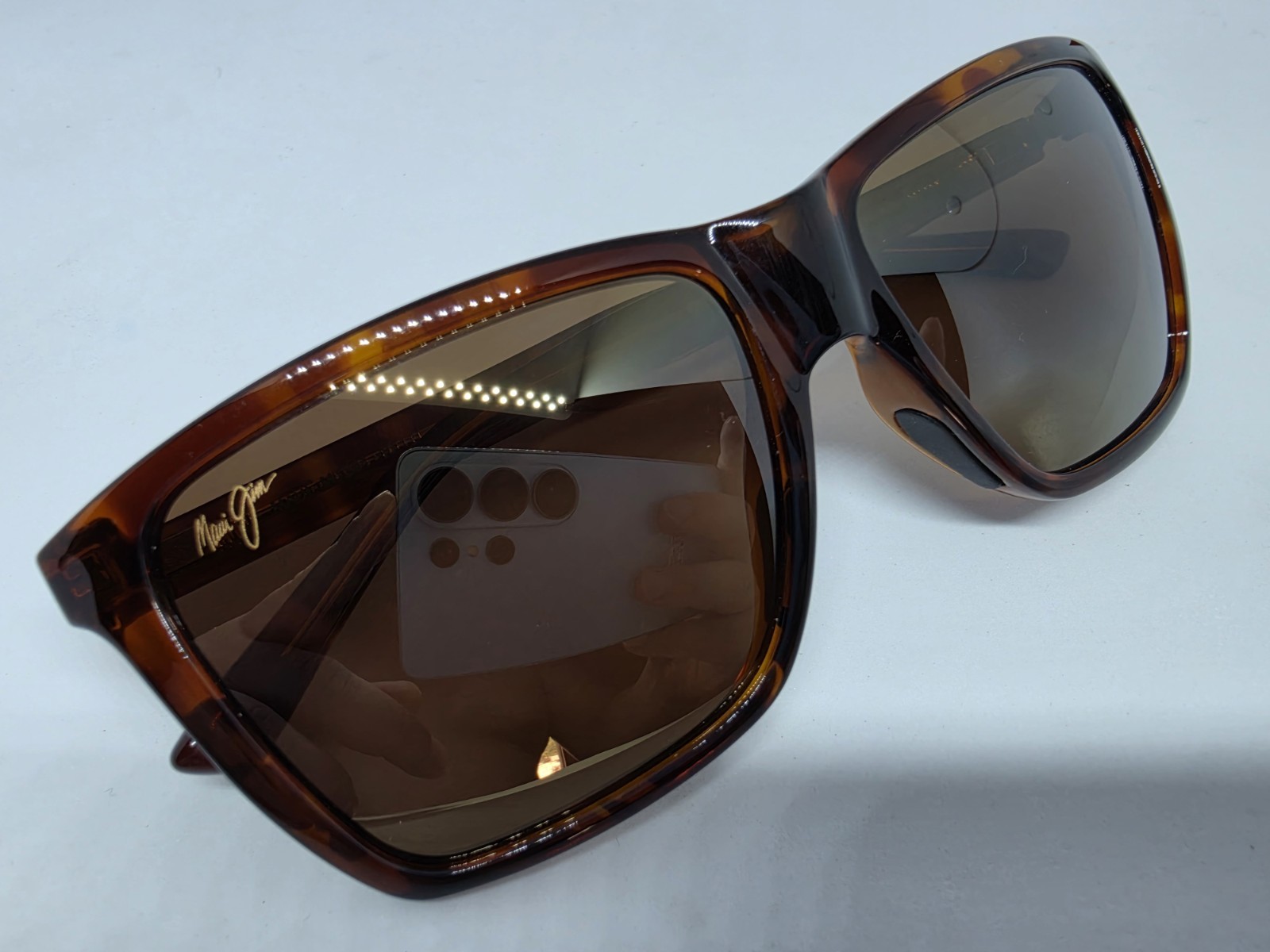 NEW Maui Jim Cruzem Brown Tortoise Polarized HCL Bronze Lens Sunglasses MJ864-10
