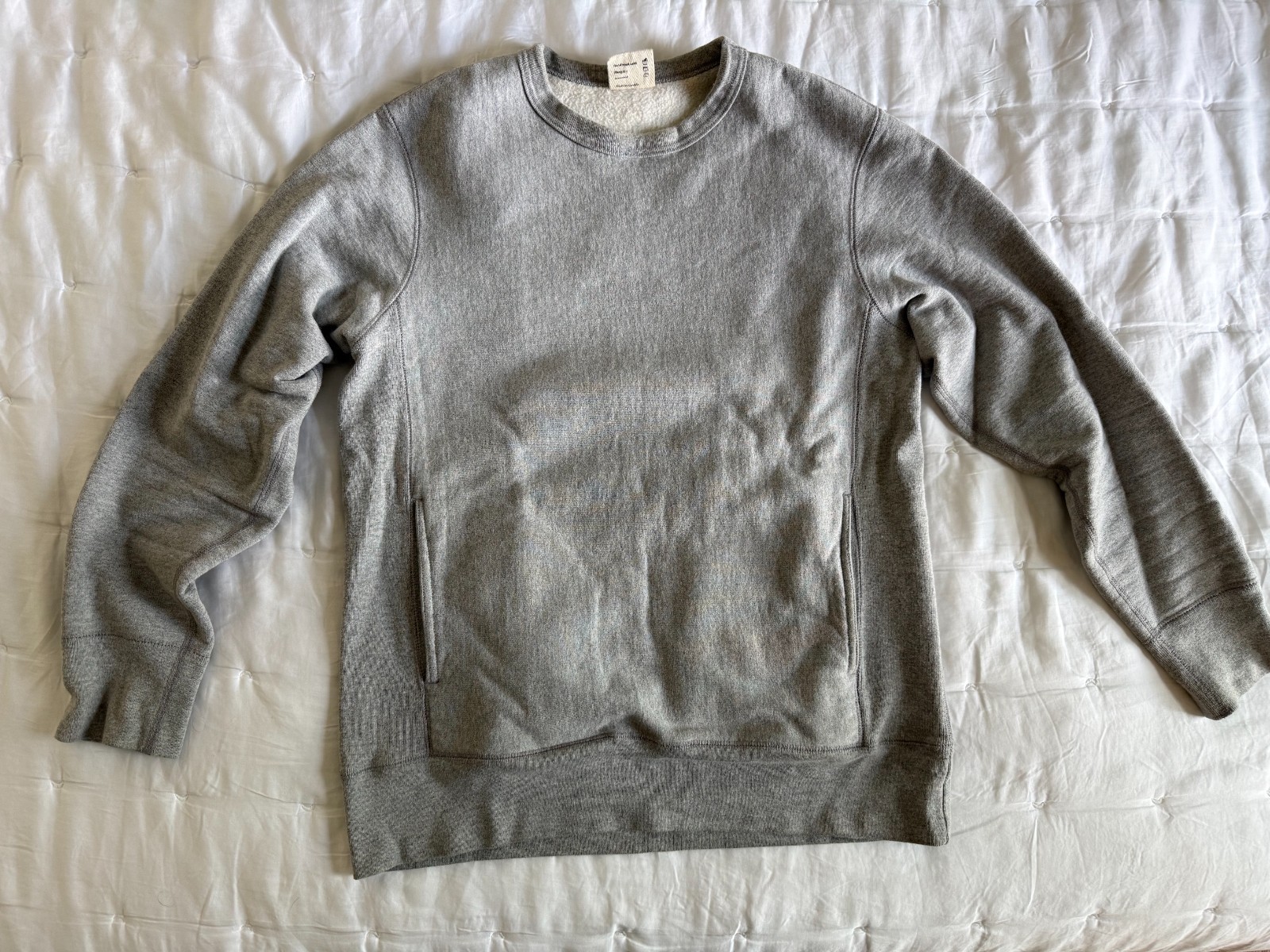 3sixteen Gray Heavyweight Sweatshirt Men M Made in Canada