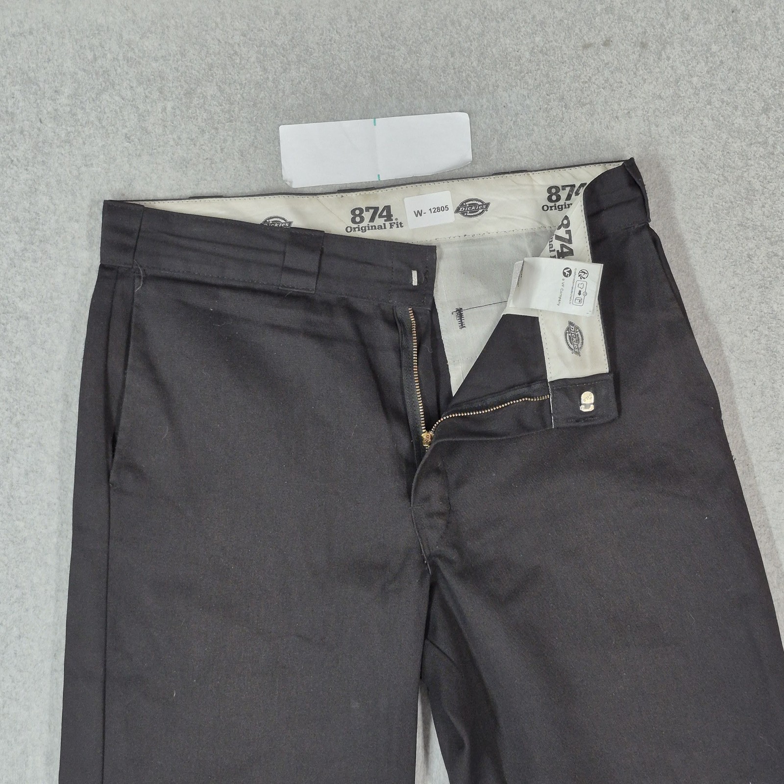 Dickies Men Pants 34X32 Black Khakis Twill 874 Work Pants Logo Original Fit