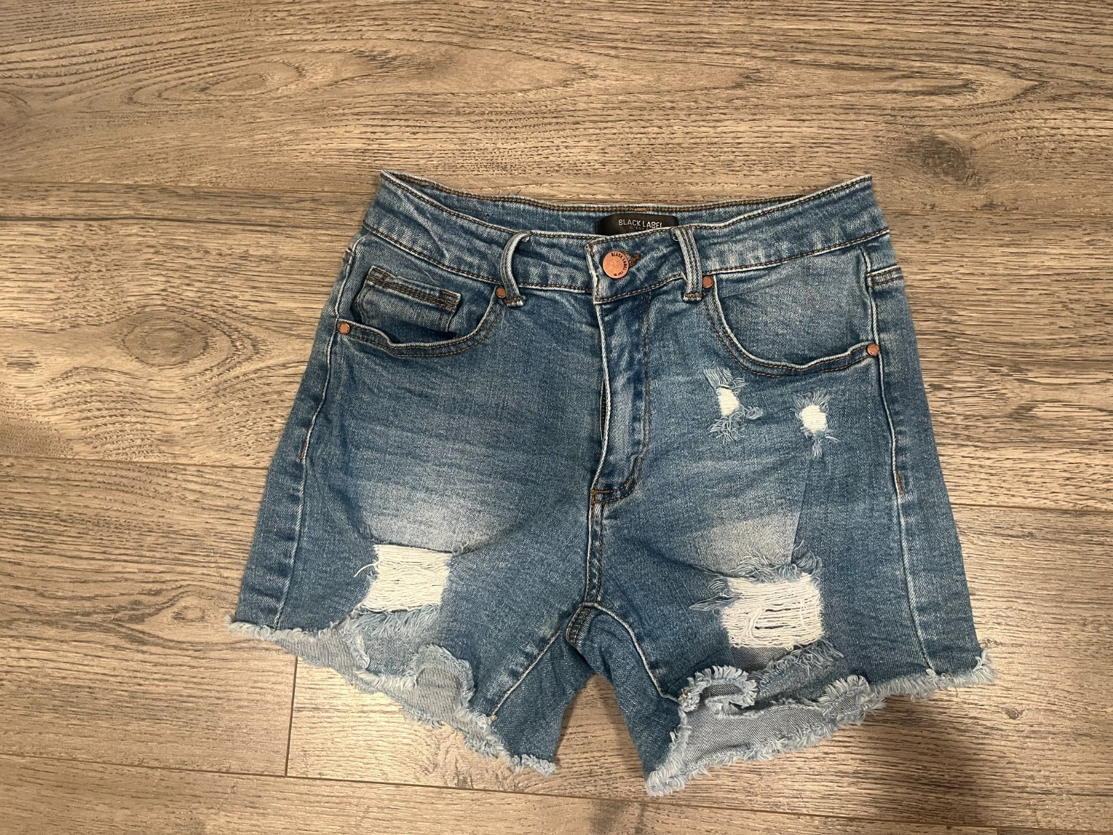 Black Label Denim Shorts Size M