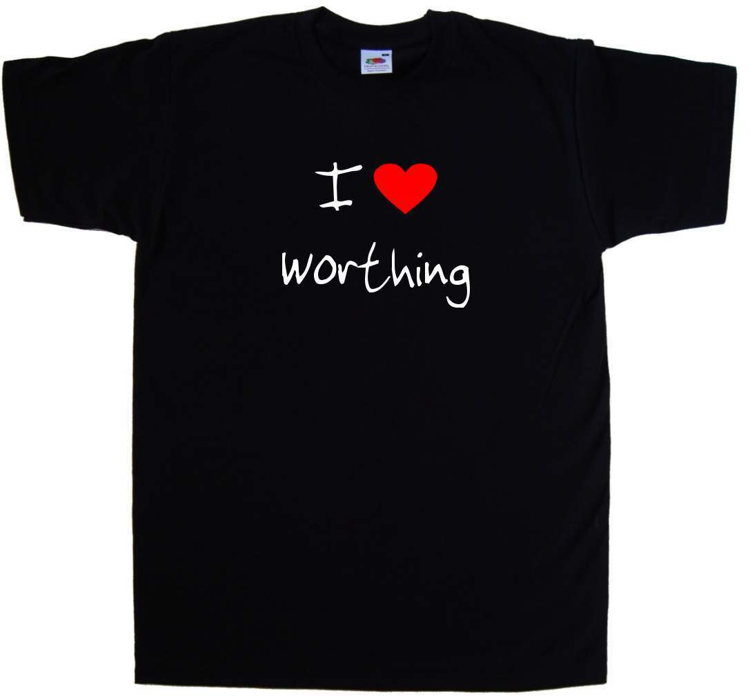 I Love Heart Worthing T-Shirt