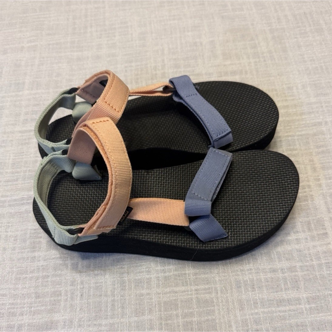 Teva Womens Hook & Loop Adjustable Ankle Strappy Sandals Colorblock US 8