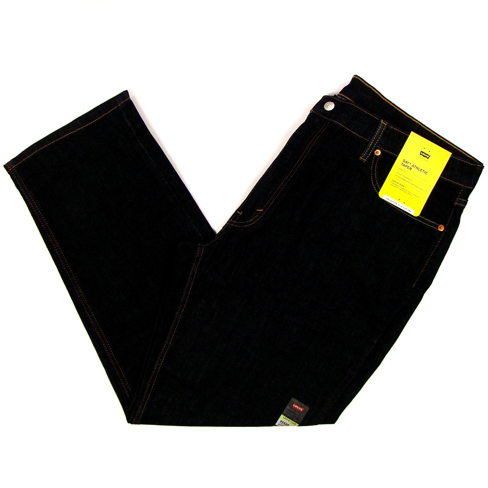New Levis 541 Men’s Jeans Athletic Taper 40X30 DARK BLUE Stretch FREE SHIPPING