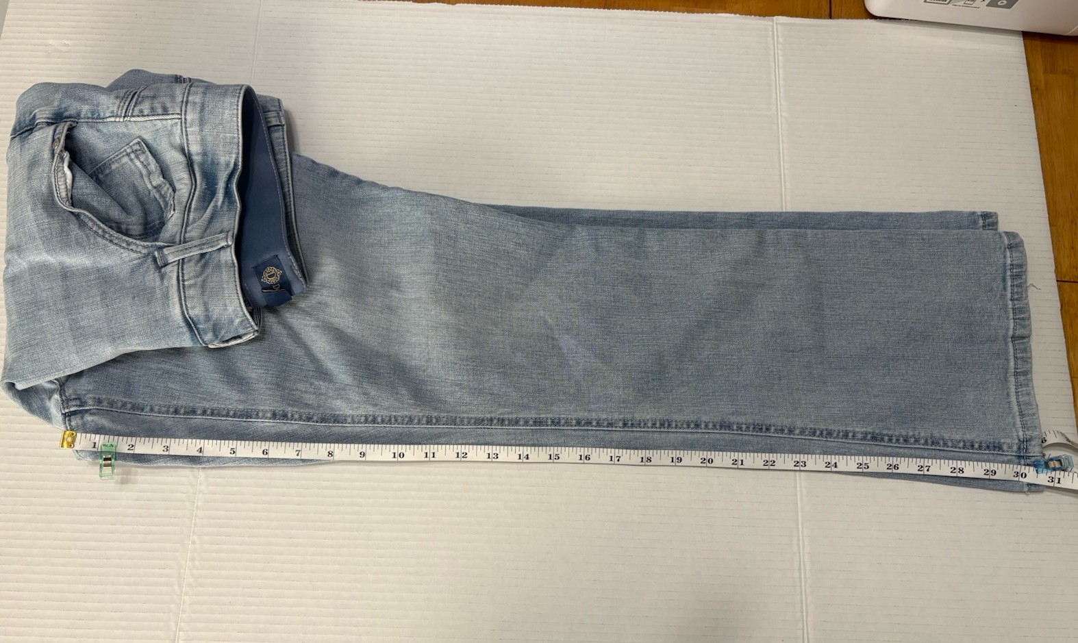 Democracy Womens Size 16W Ab Technology Light Blue Itty Bitty Bootcut Jeans