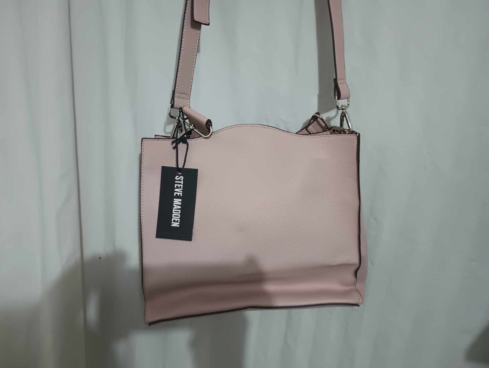 steven madden handbag pink crossbody (byt8)