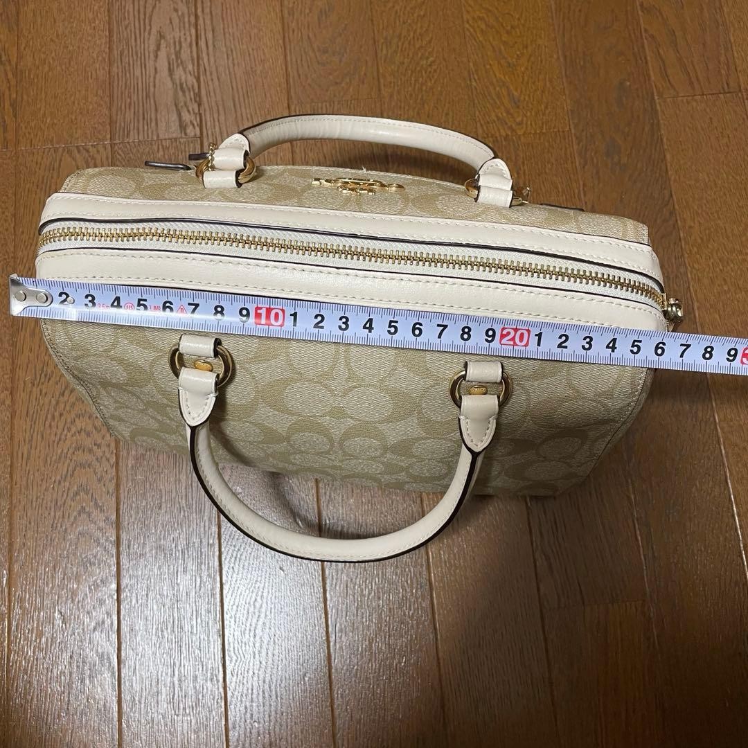 Excellent condition COACH 2 way shoulder bag signature F83607 12a