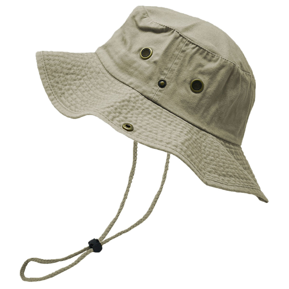 Unisex Summer Boonie Bucket Hat Cap 100% Cotton Sun Hunting Fish Safari Military