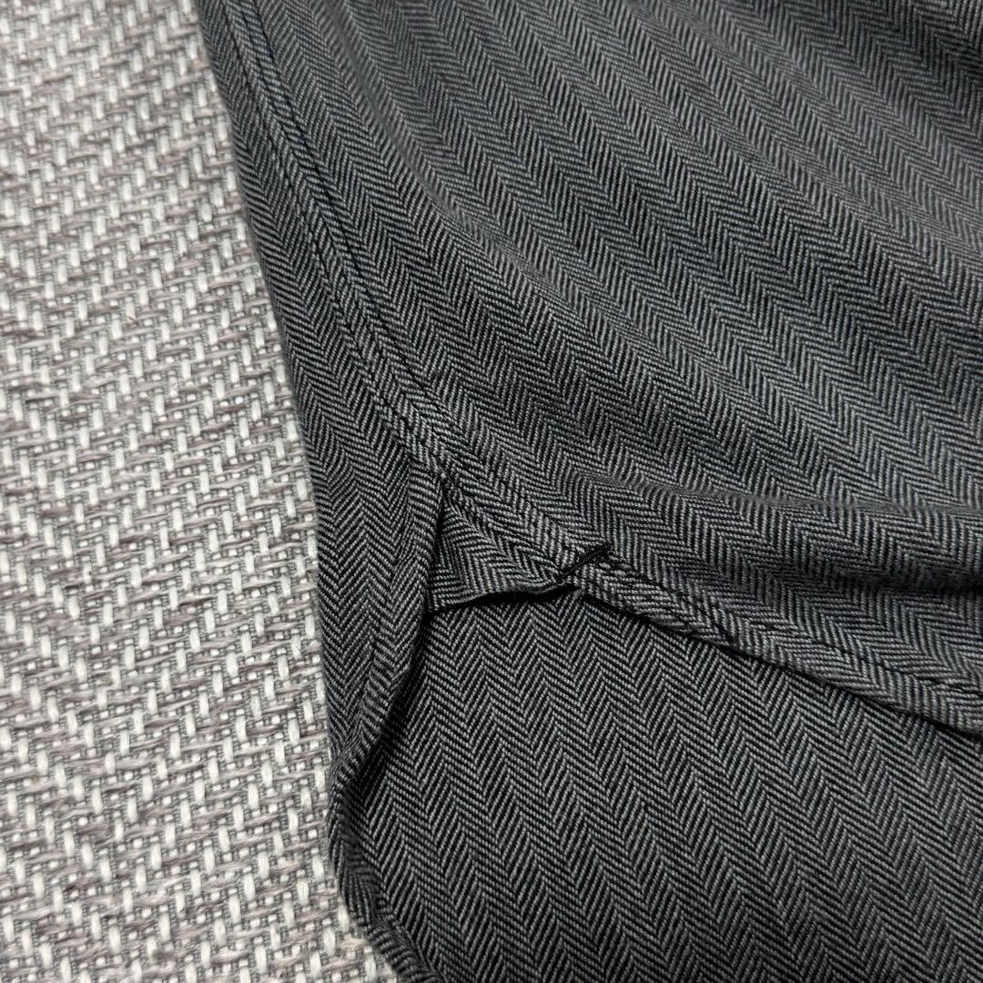 Engineered Garments Herringbone Work Shirt Gray Charcoal XS Japan F/S