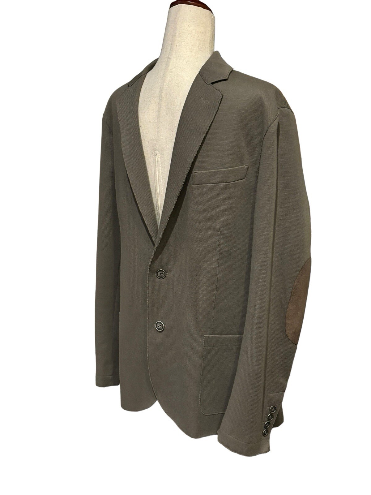 Eleventy Real Cut Patch Pocket Jacket Unstructured Blazer cotton Men IT 52 US 42