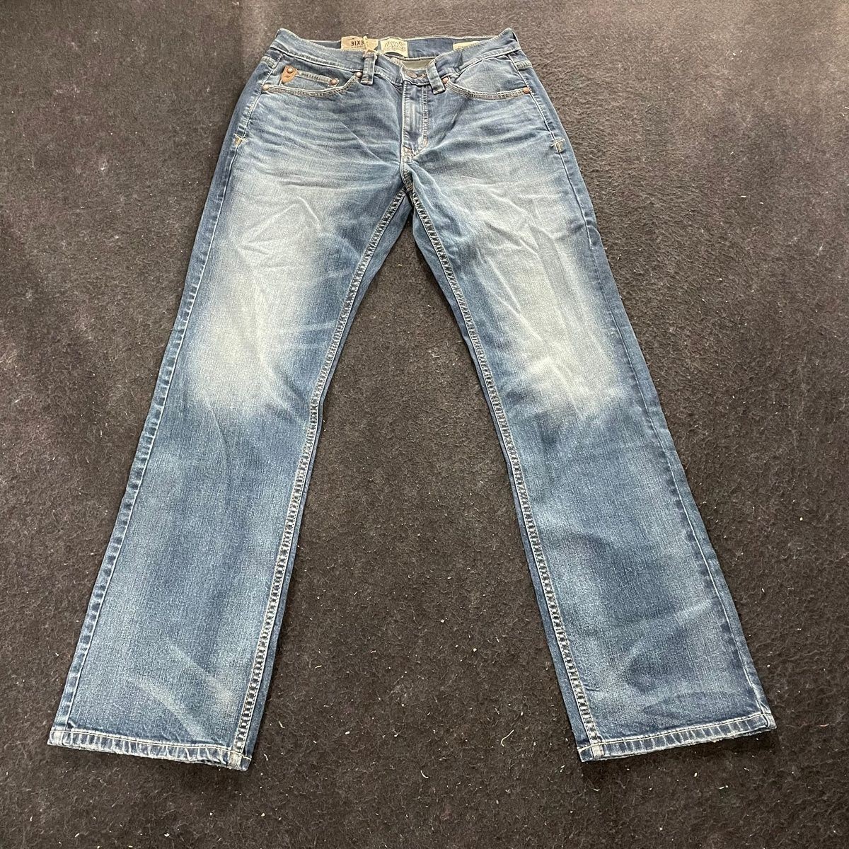 MOON SHINE SPIRIT Slim Straight Jeans Men’s Size 31×32 Medium Wash