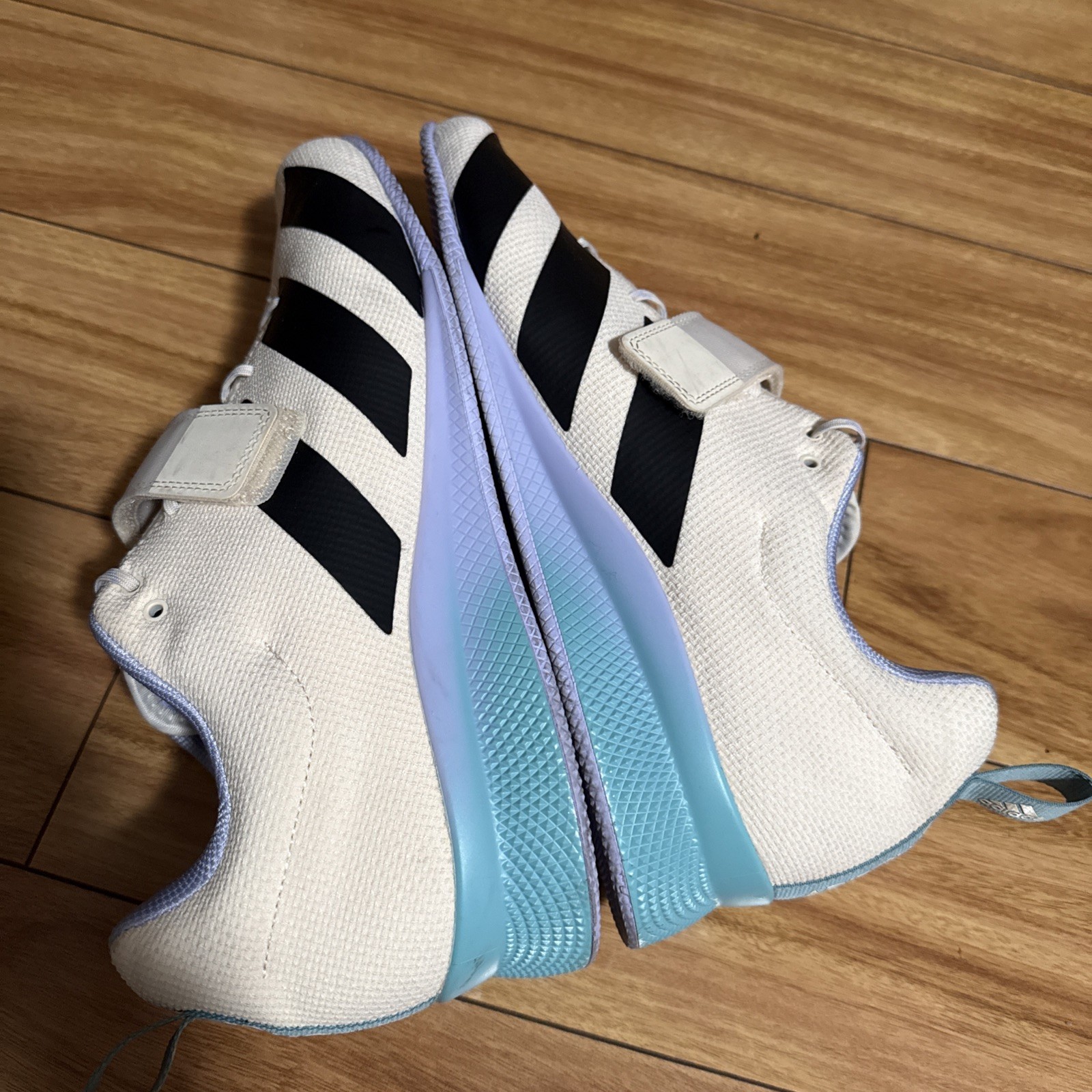 Adidas Adipower Weightlifting 2 Wonder White Violet Tone – Size US 11.5