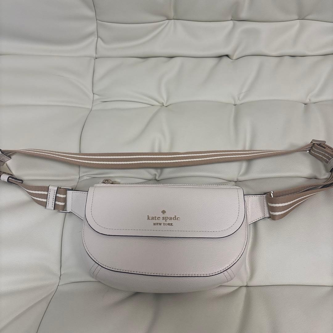 Kate Spade New York Rosie Leather Belt Bag White Authentic item from Japan
