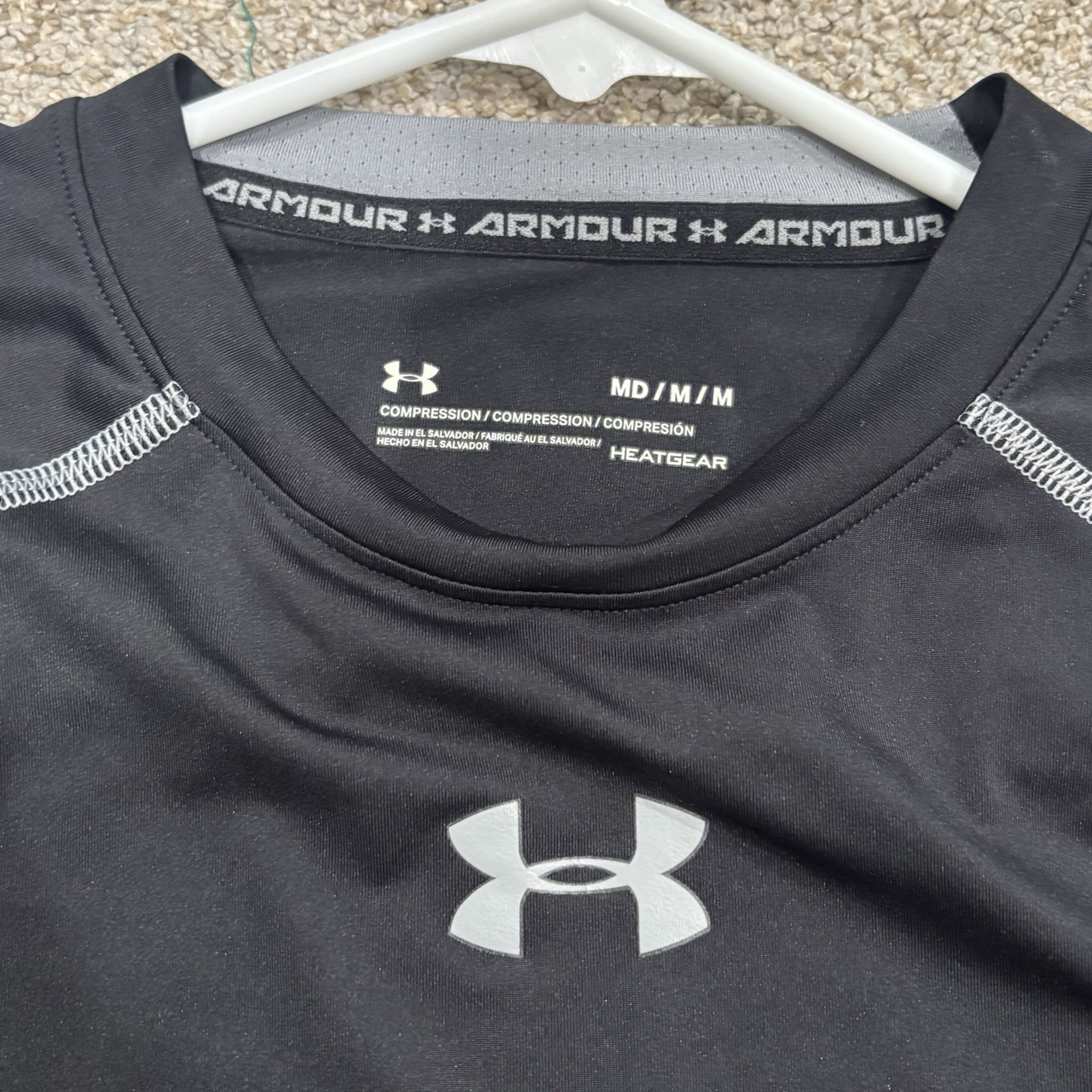 Under Armour HeatGear 2-Pack Men’s Compression Long Sleeve Crew Tee M Red/Black