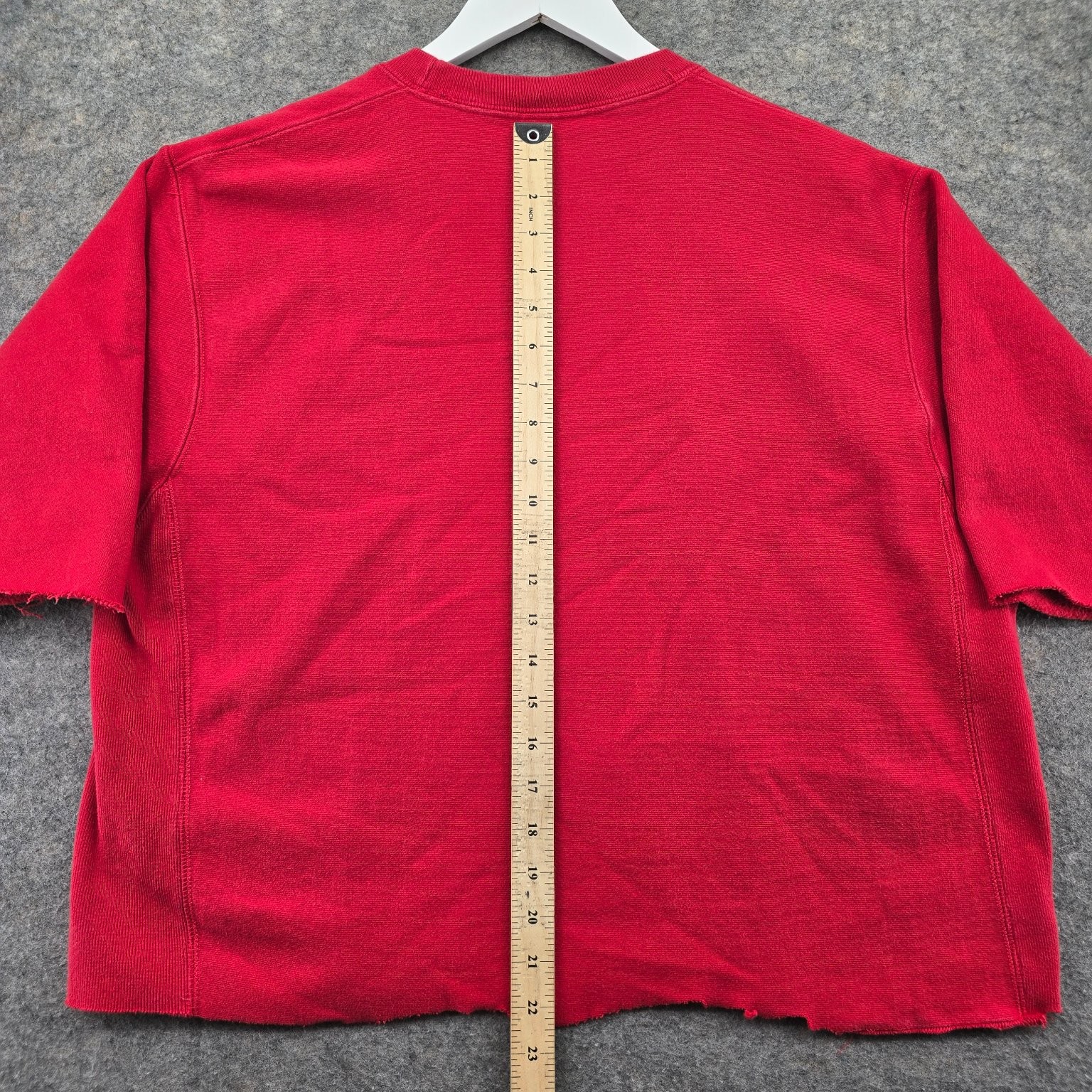 Champion Reverse Weave Adult Large Red Ohio State Buckeyes Cropped Sweatshirt