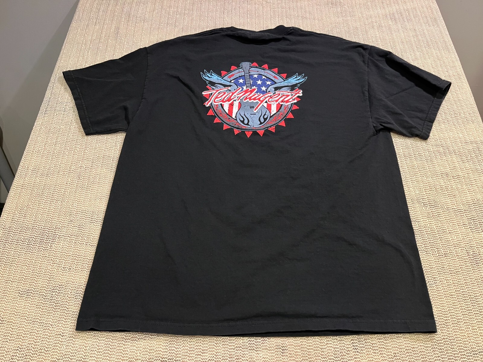 Ted Nugent T-Shirt Men L Black Winterland Classic Rock Retro VTG Y2K 90s Music