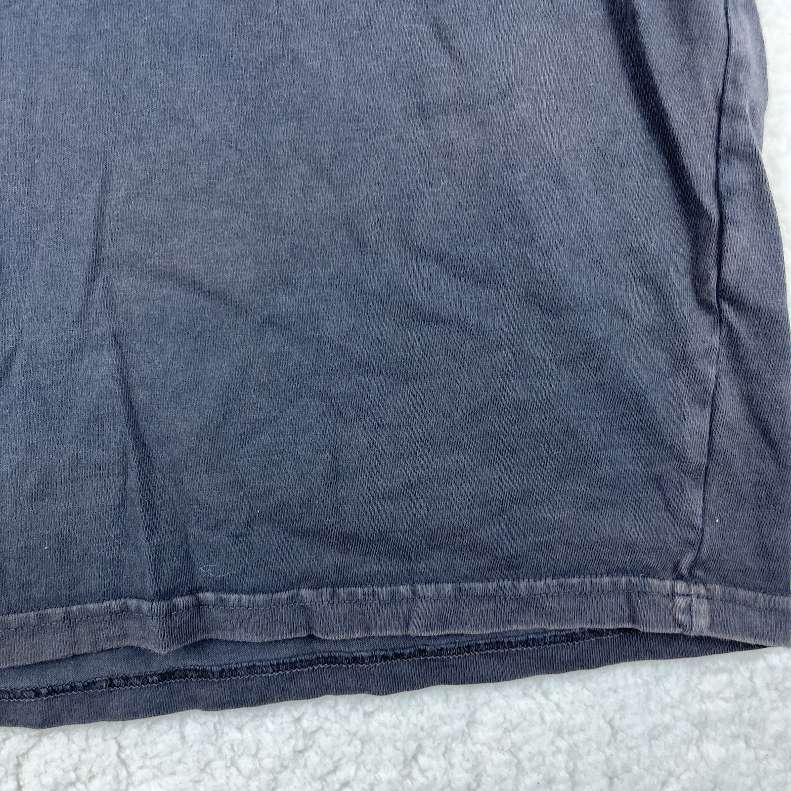 Lucky Brand Sunset Wash Brown Pocket Tshirt Large Patina Retro Fade California