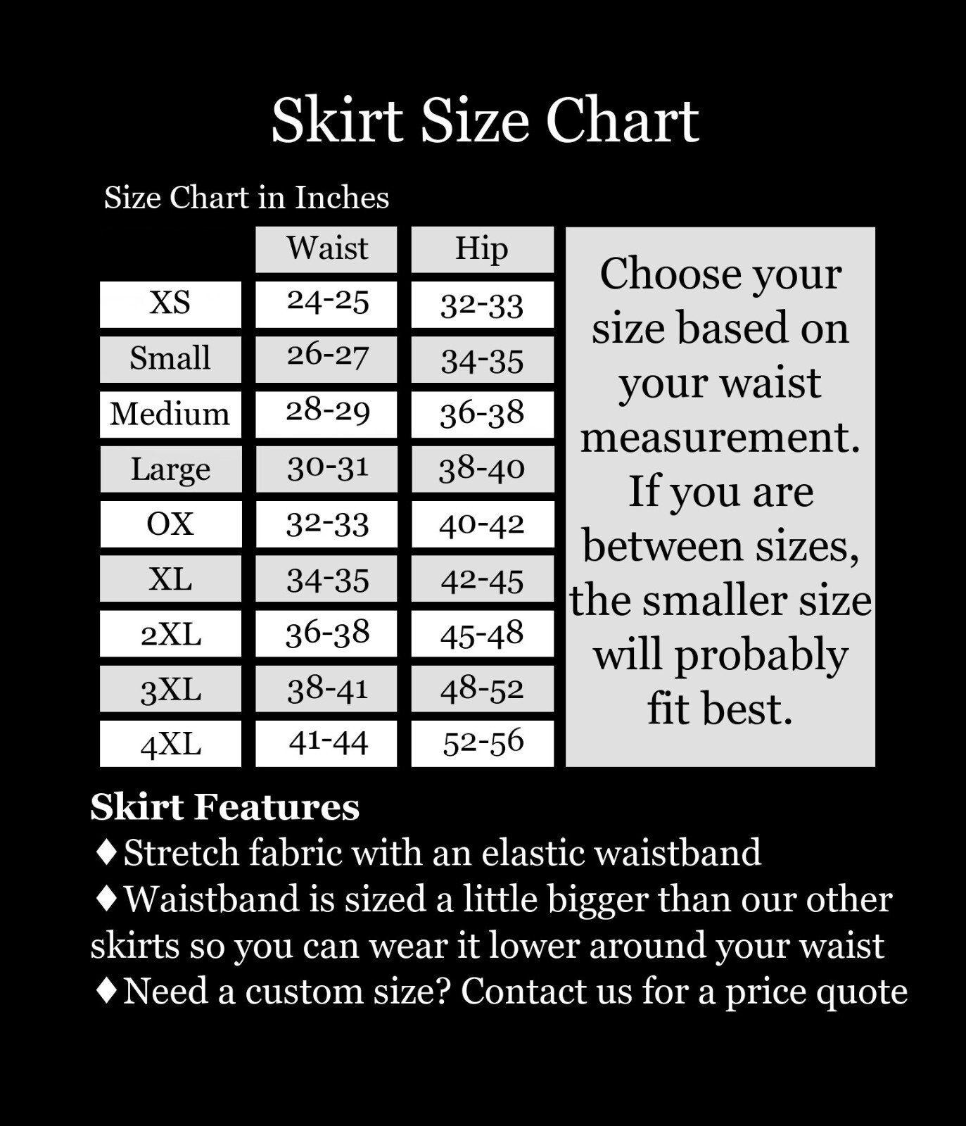 Black White Stretch Satin Micro Mini Skirt XS to XL 2XL 3XL lingerie plus size