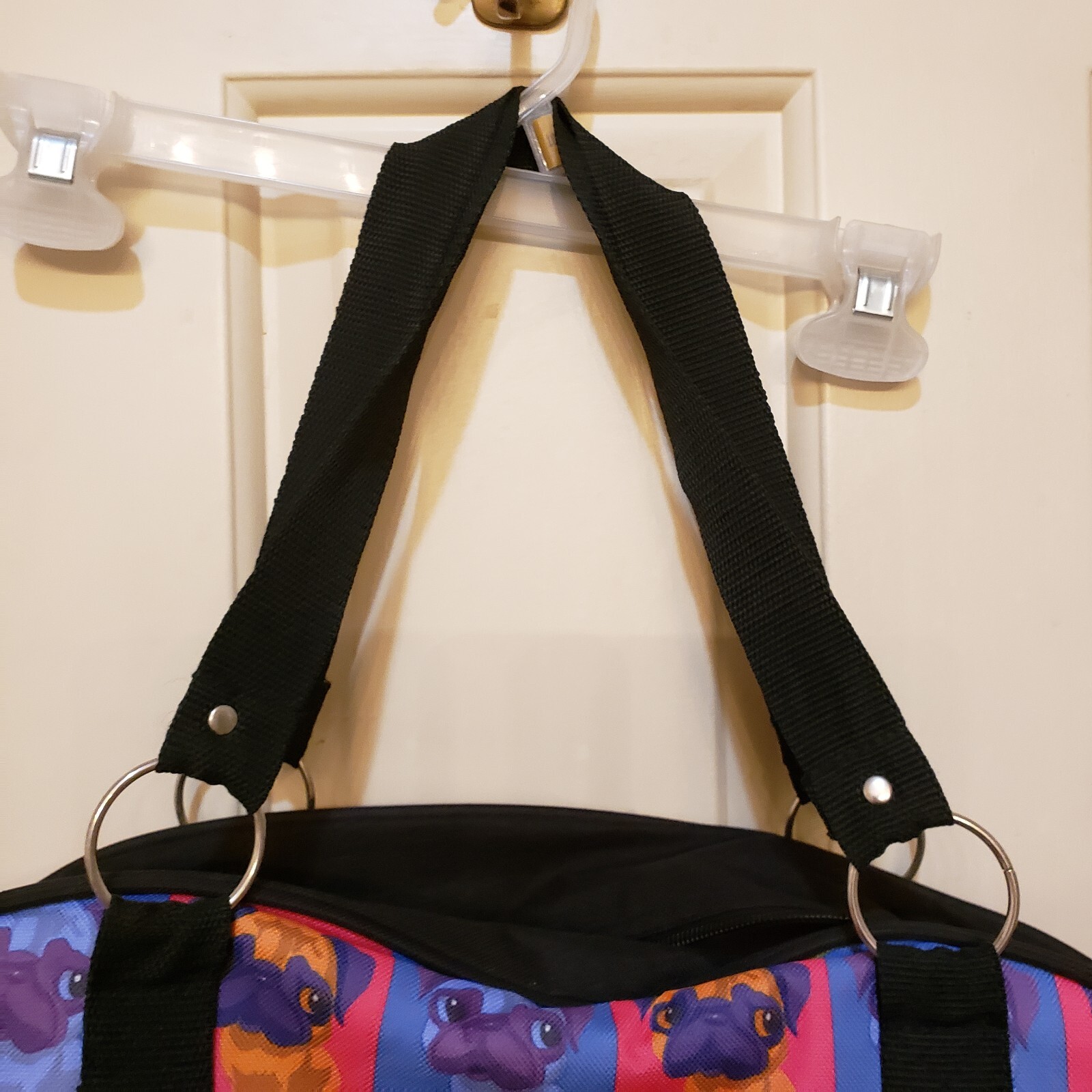 Warhol Style Pop Art Pug Dog Graphic Tote Bag 19 x 1 1 x 5 Double Handle