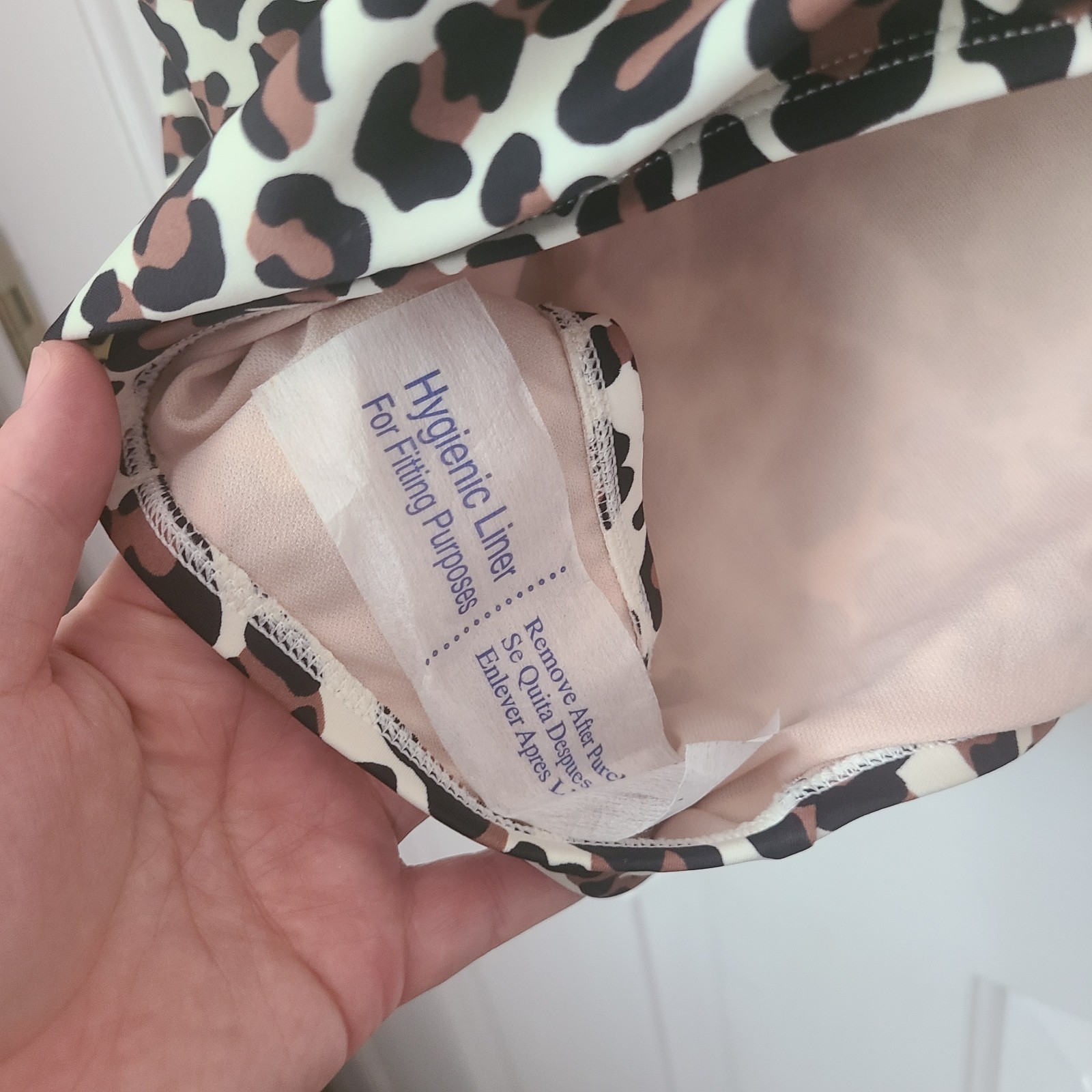 Kona Sol Leopard Print Shirred One Piece Swim Suit Sz XL Black Cream Resort New
