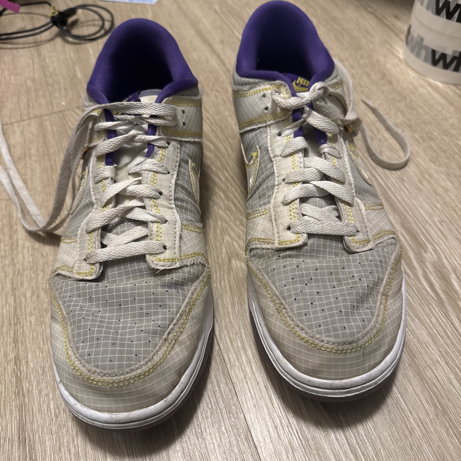 Size 11 – Nike Union LA x Dunk Low Passport Pack – Court Purple. Preloved.