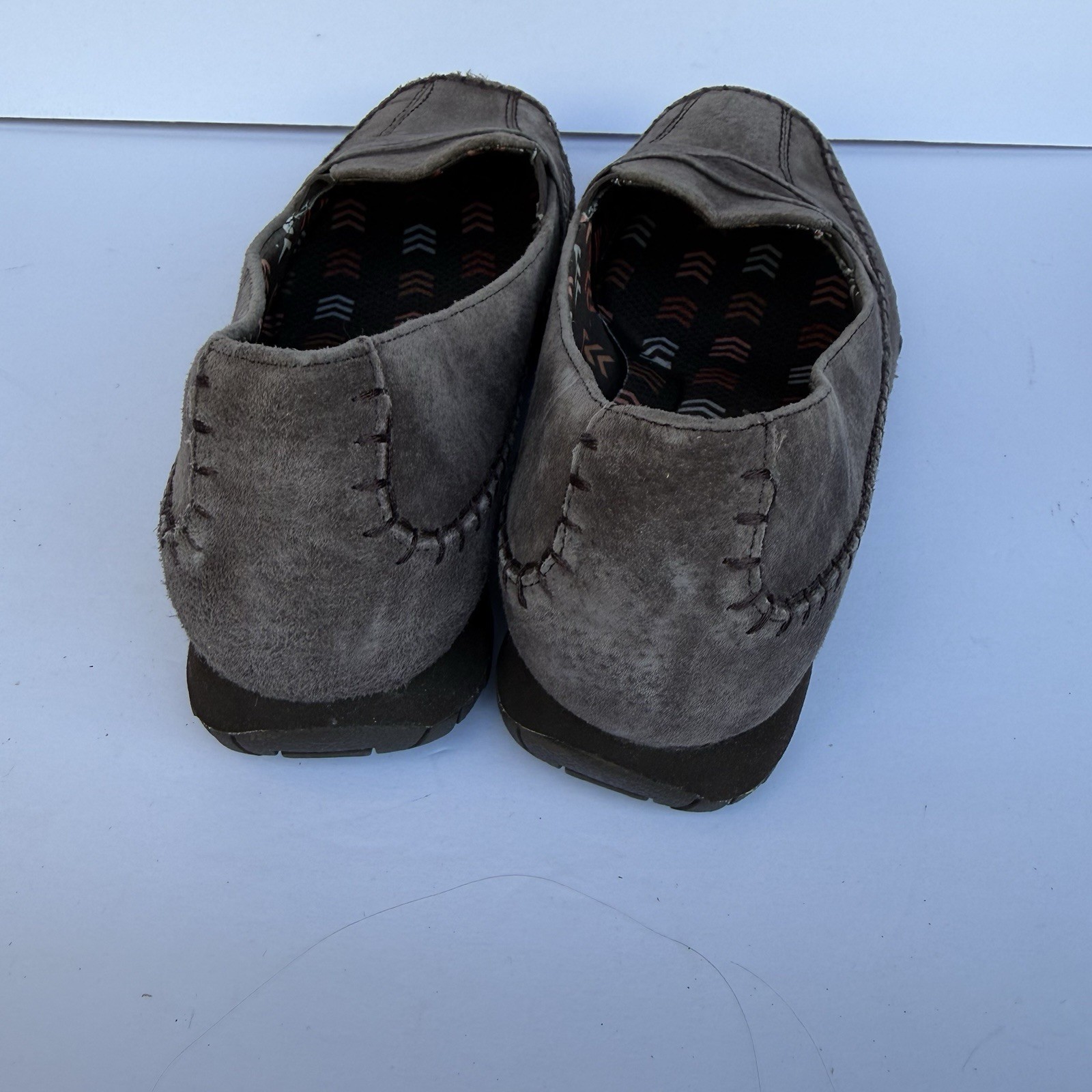 Skechers Womens Size 11 Chocolate Slip On Memory Foam Casual Shoes