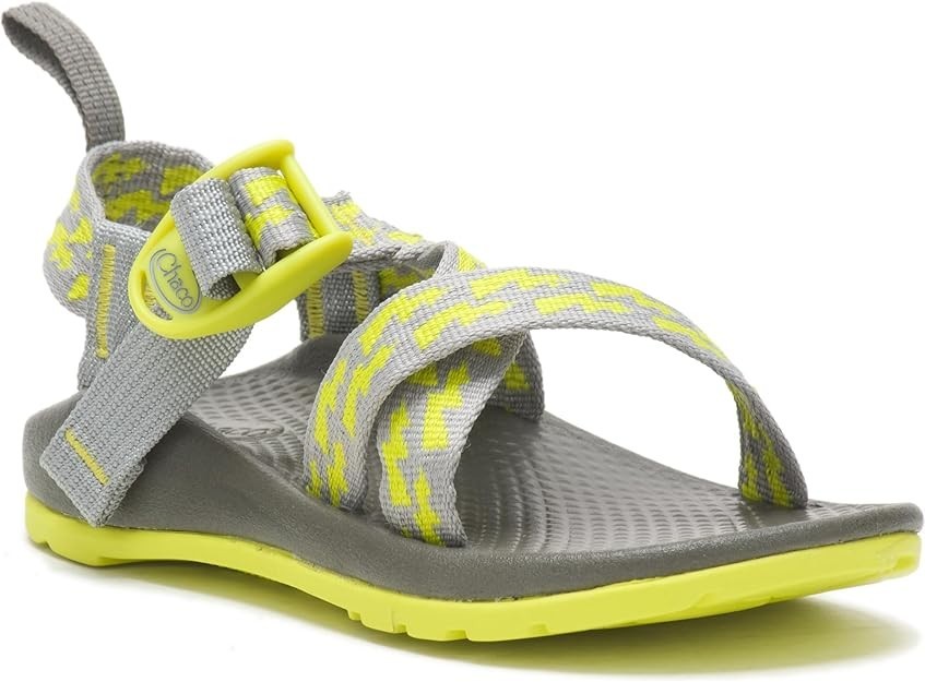 Chaco Unisex Kids Z1 Ecotread Sandal Adjustable Buckle Bolt Neon Size 4 Big Kid