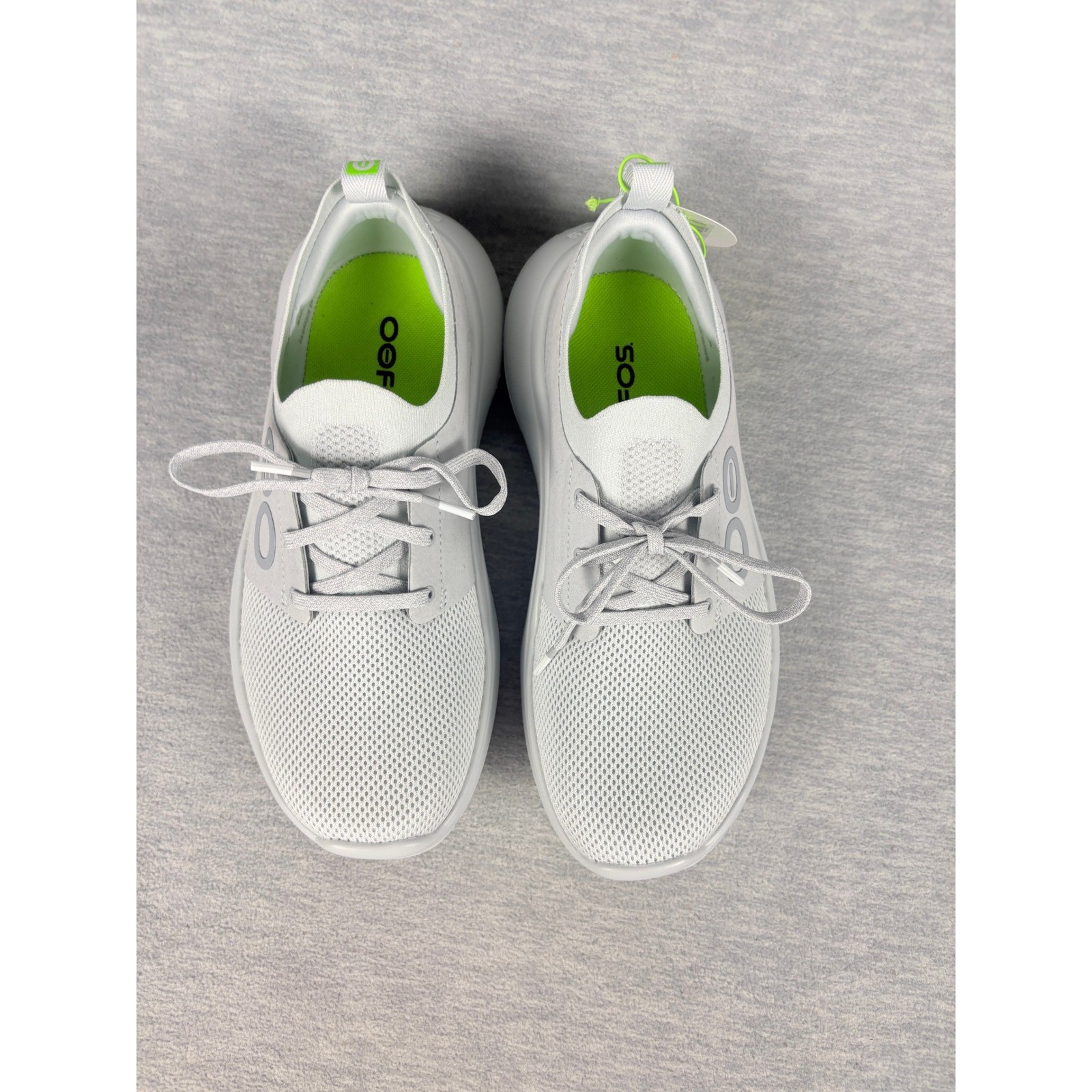 OOFOS OOMY Stride Sneakers Mens 8 M Recovery Shoes Glacier Grey
