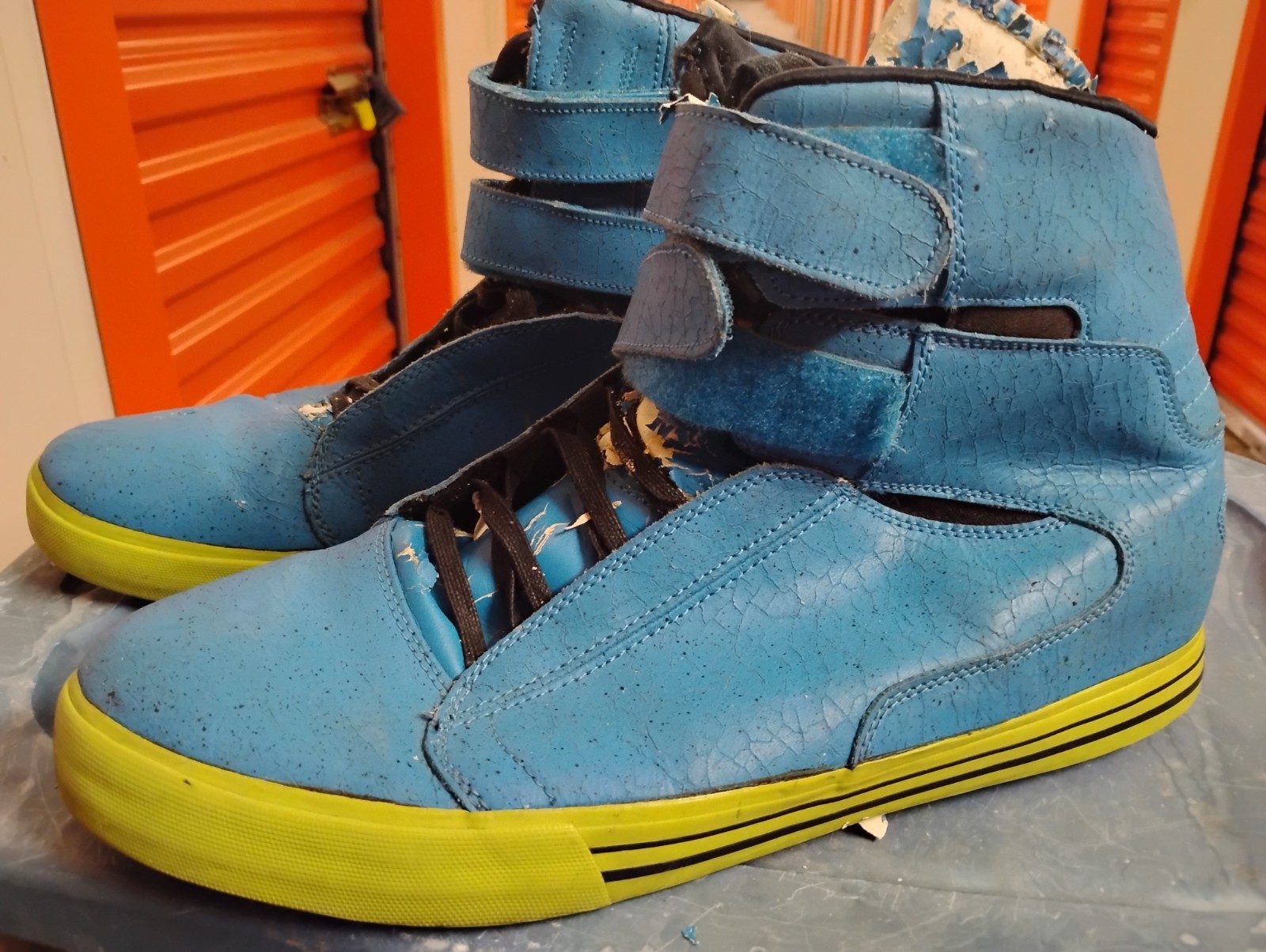 RARE SUPRA TK SOCIETY HIGH TOP SKATEBOARDING SHOES! skytop Osiris DC ES SB DVS