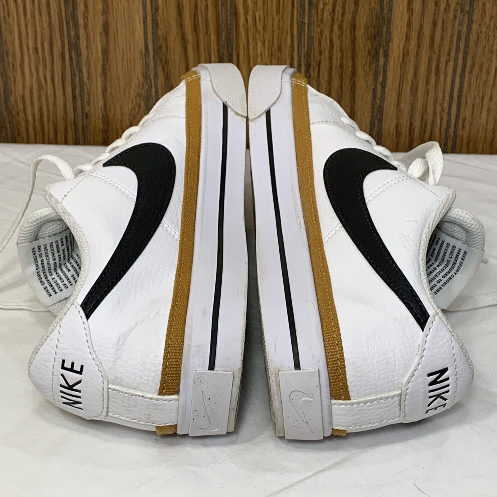 Nike Court Shoes Sneakers Size 7 Next Nature DH3161-100 White Desert Ochre
