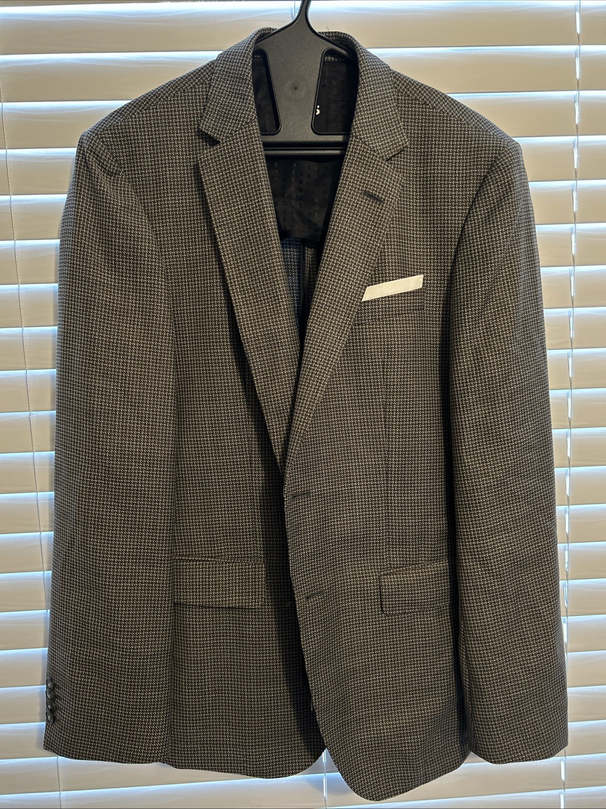hugo boss suit 40r slim Fit nwt Lanificio Tesse Biella