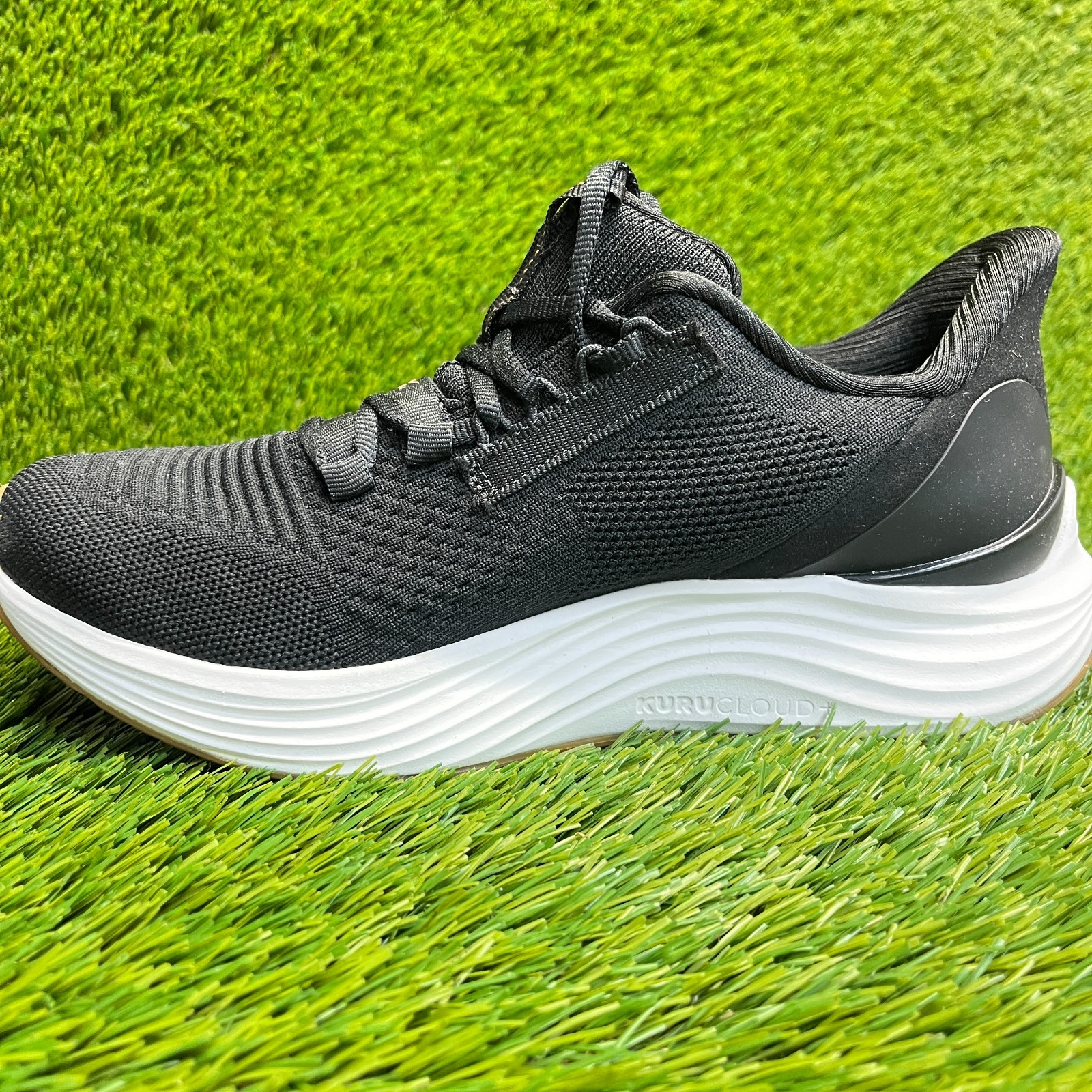 Kuru Atom 2 Womens Size 8 Black White Athletic Running Walking Shoes Sneakers