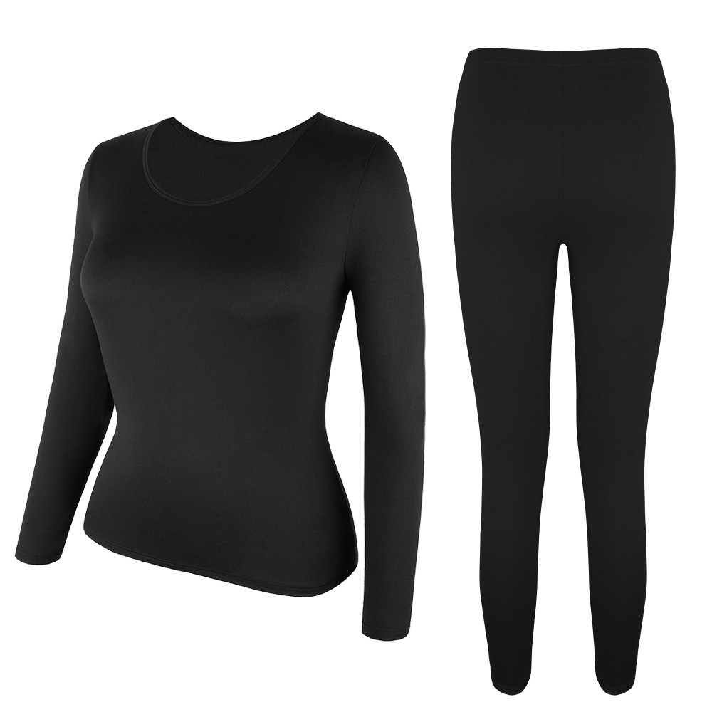 Women Thermal Underwear Long Johns Top Bottom Set Pants Base Layer Winter Warm