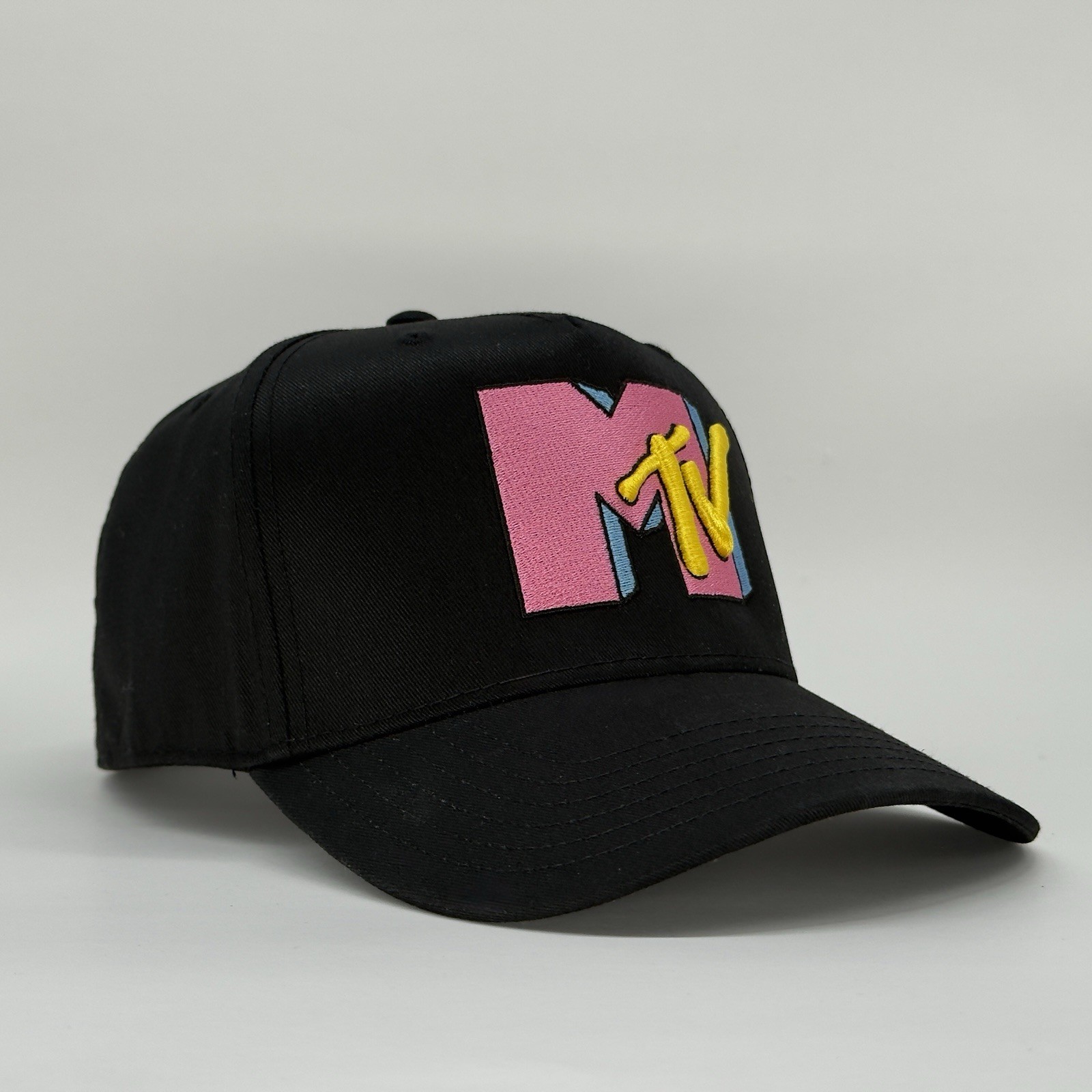 MTV Retro Logo Black Snapback