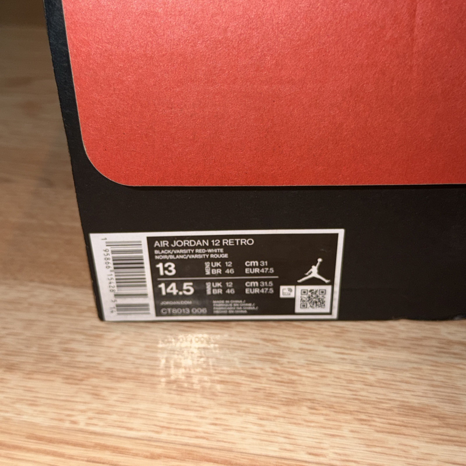 Size 13 – Jordan 12 Retro ‘Playoff’ 2022 / CT8013-006 / Used