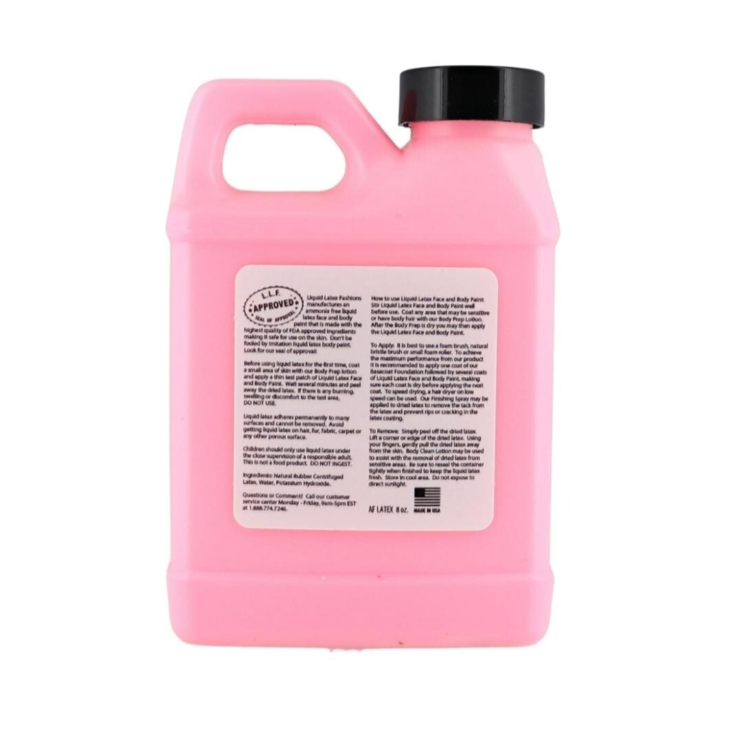 Latex Fluorescent Pink 8 Fl Oz, Face and Body Paint GLOWS UNDER BLACKLIGHT!