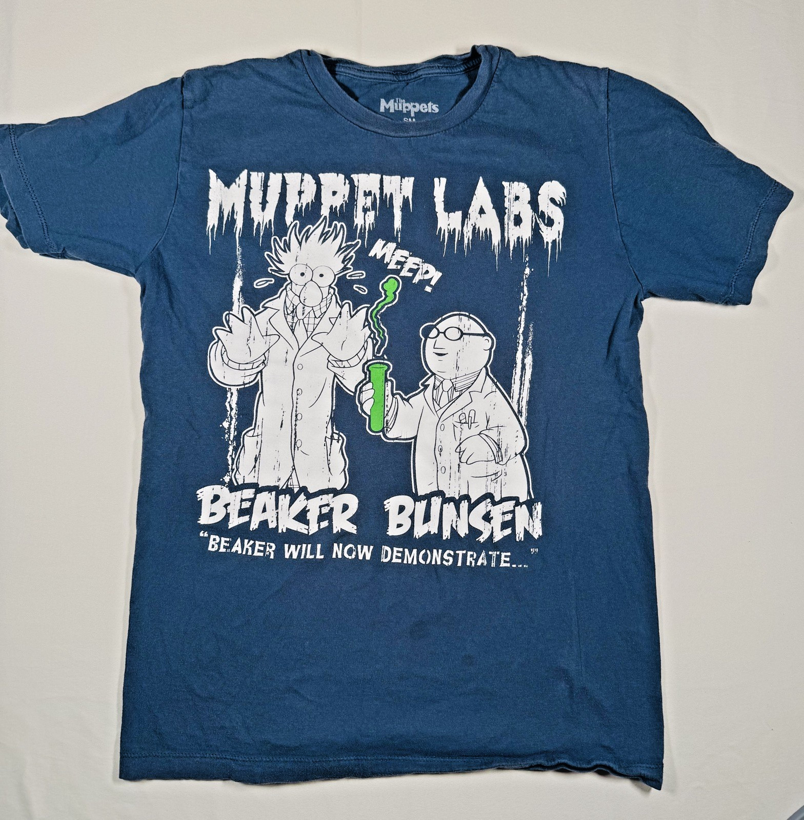 Disney The Muppets Beaker & Bunsen Vintage Muppet Labs T-Shirt – Small