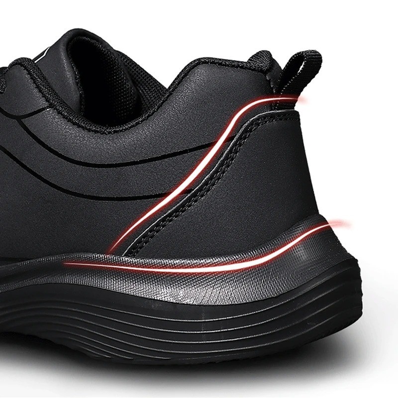 Men Running Shoes Winter Warm Breathable Anti Slip Lightweight Casual Sneakers