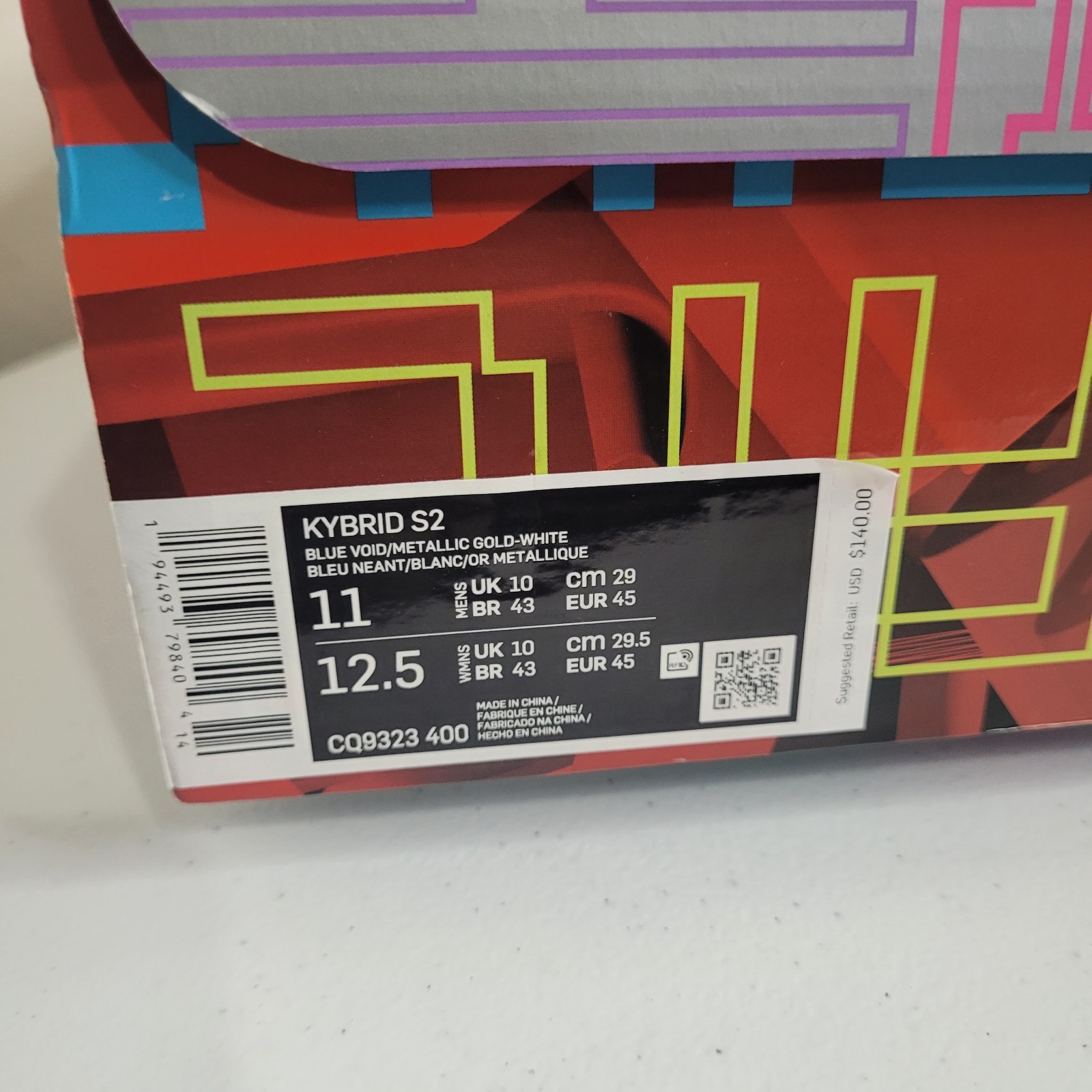 Nike Kybrid S2 CQ9323-400 Irving “Tie Dye USA” Red Blue White 2020 Men Size 11